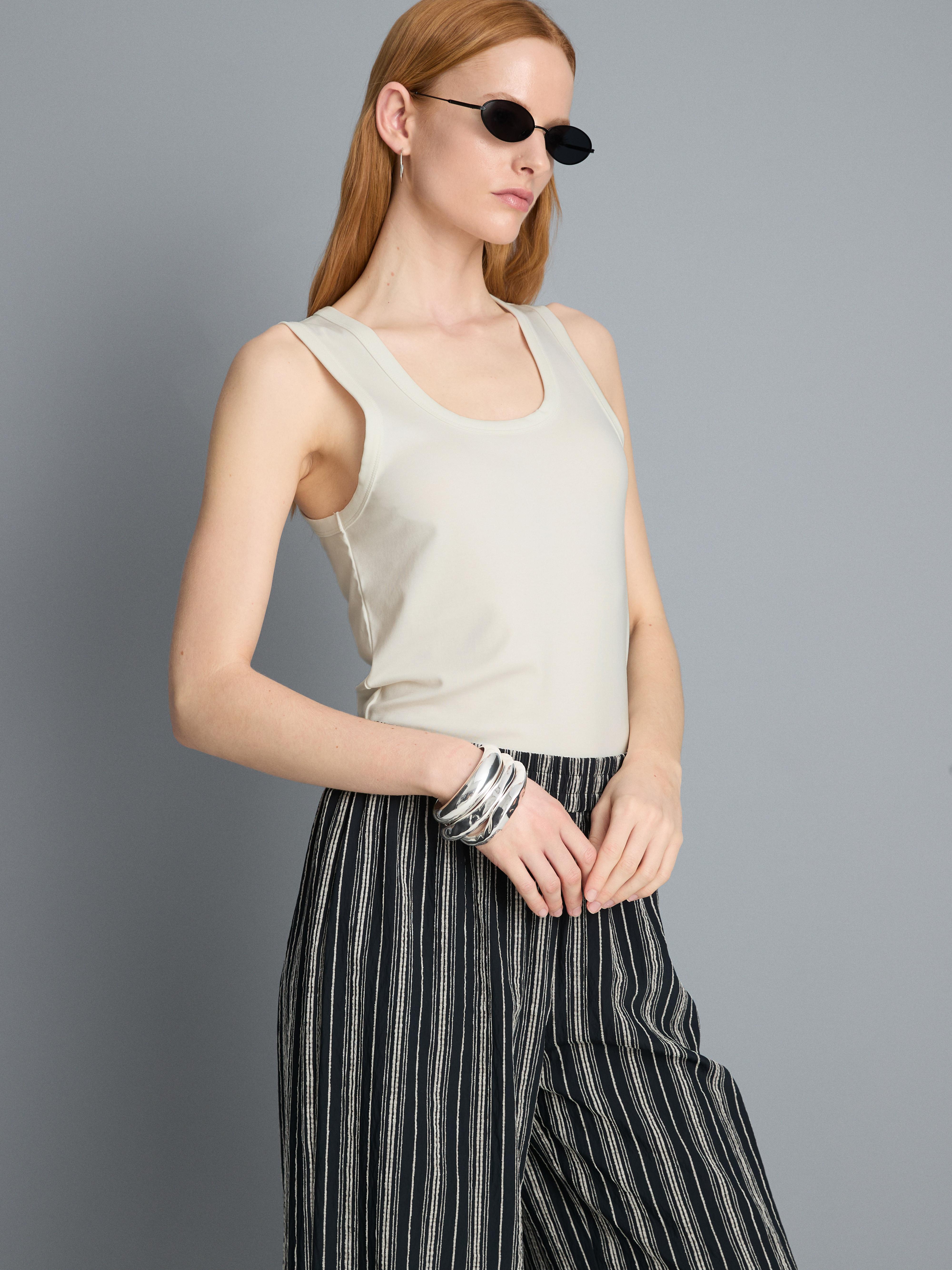 Scoop Neck Racerback Tank Top