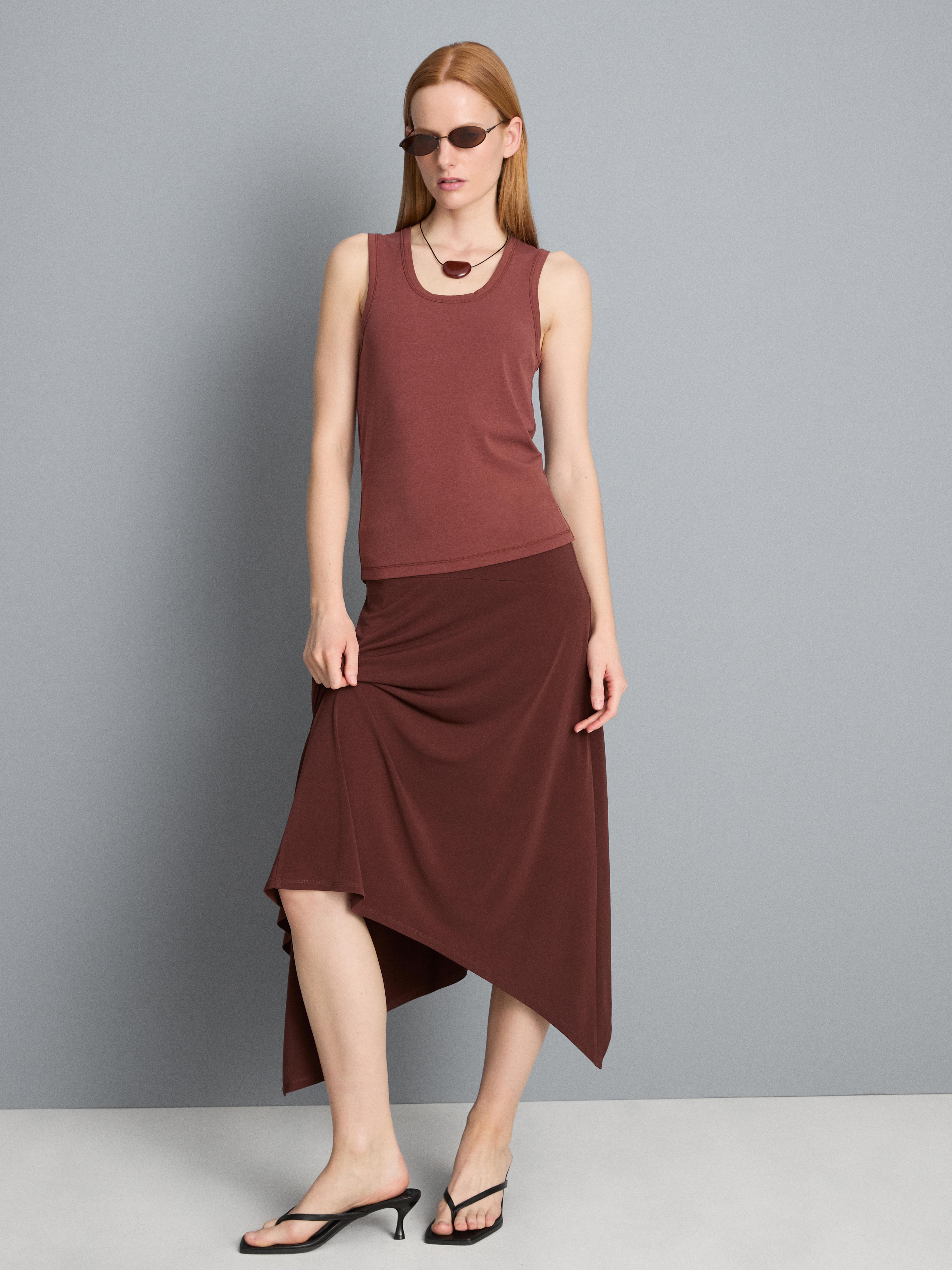 Scoop Neck Racerback Tank Top