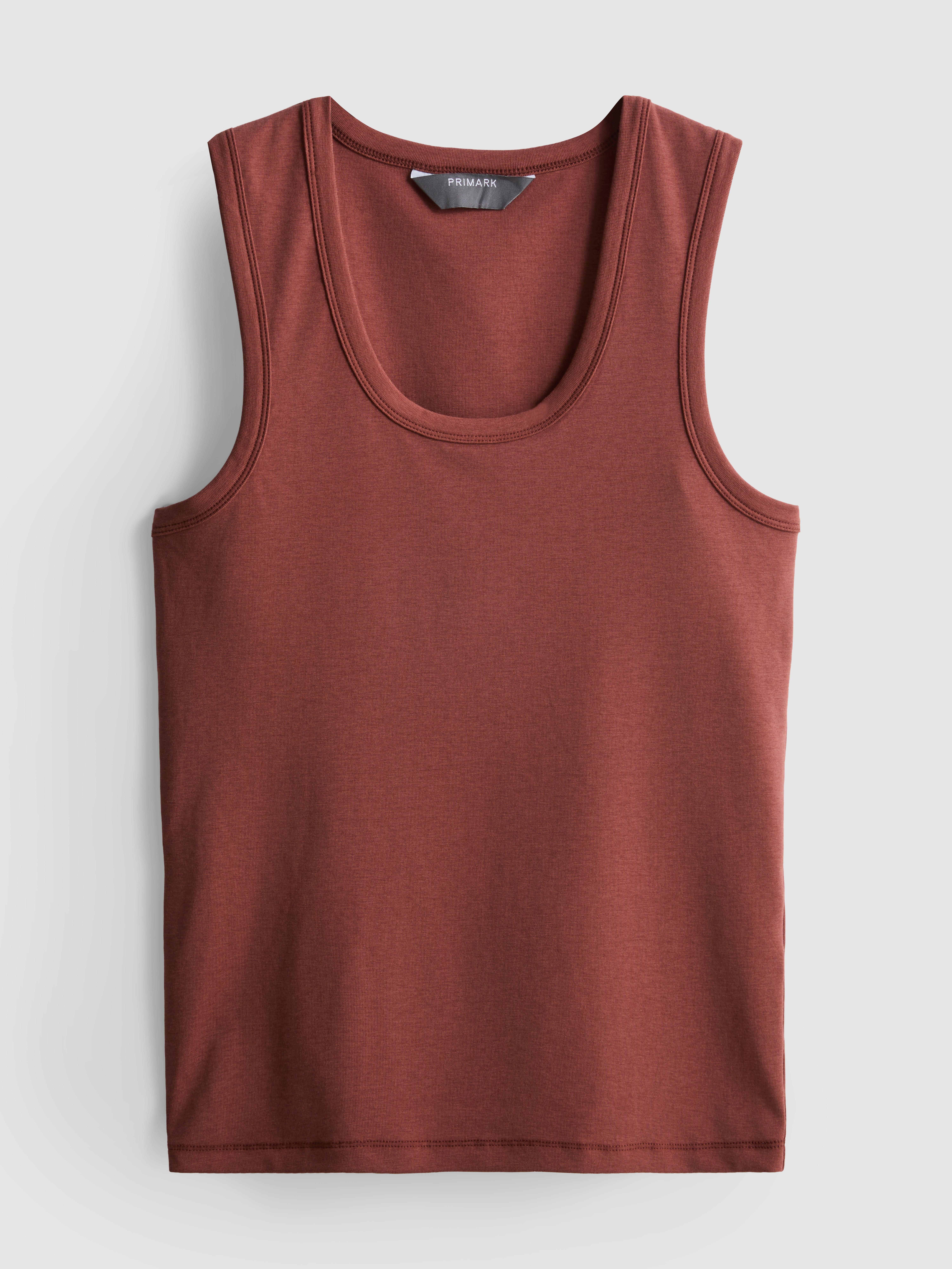 Scoop Neck Racerback Tank Top