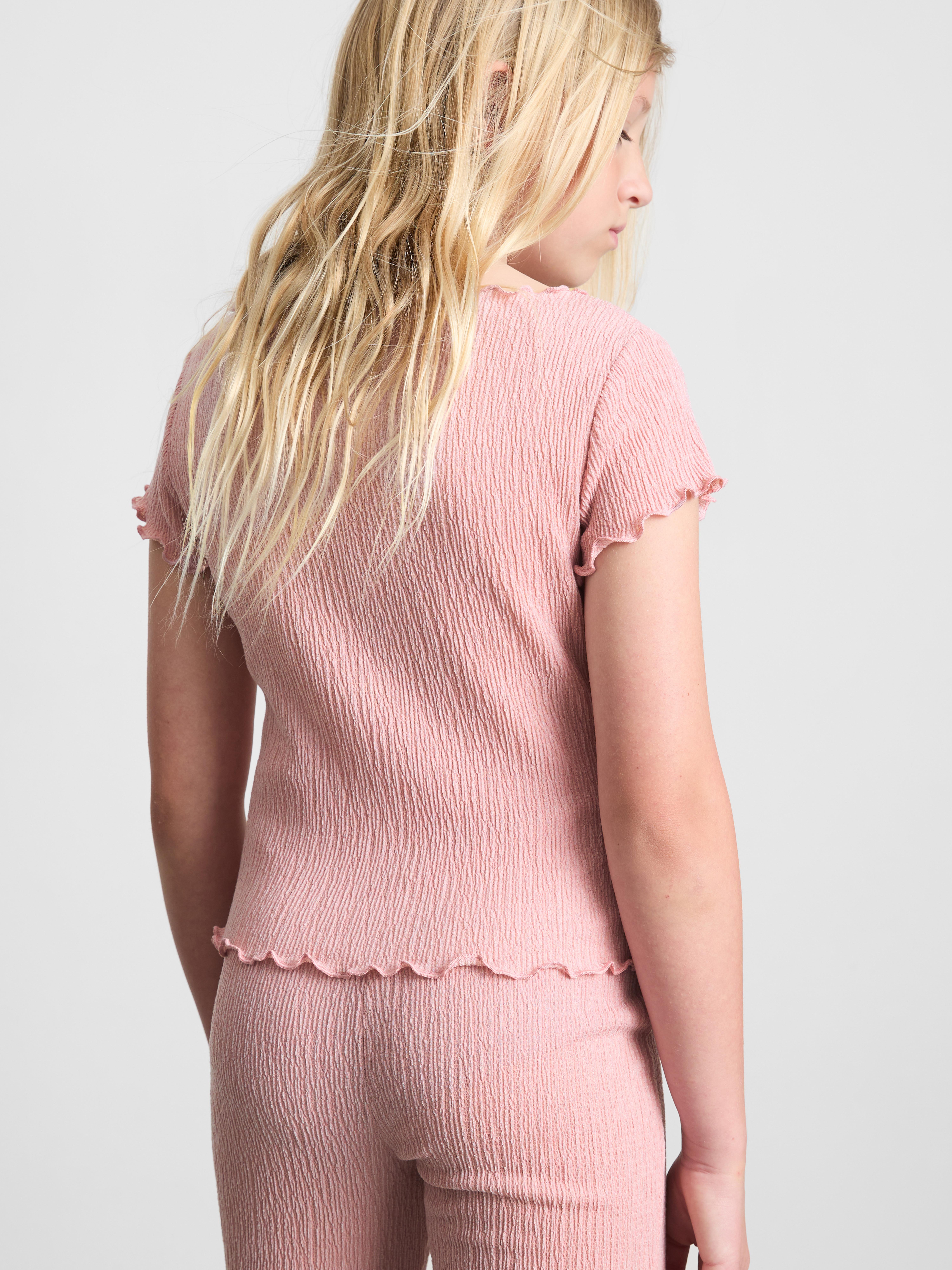 7-15yrs | Crinkle Textured Blouse