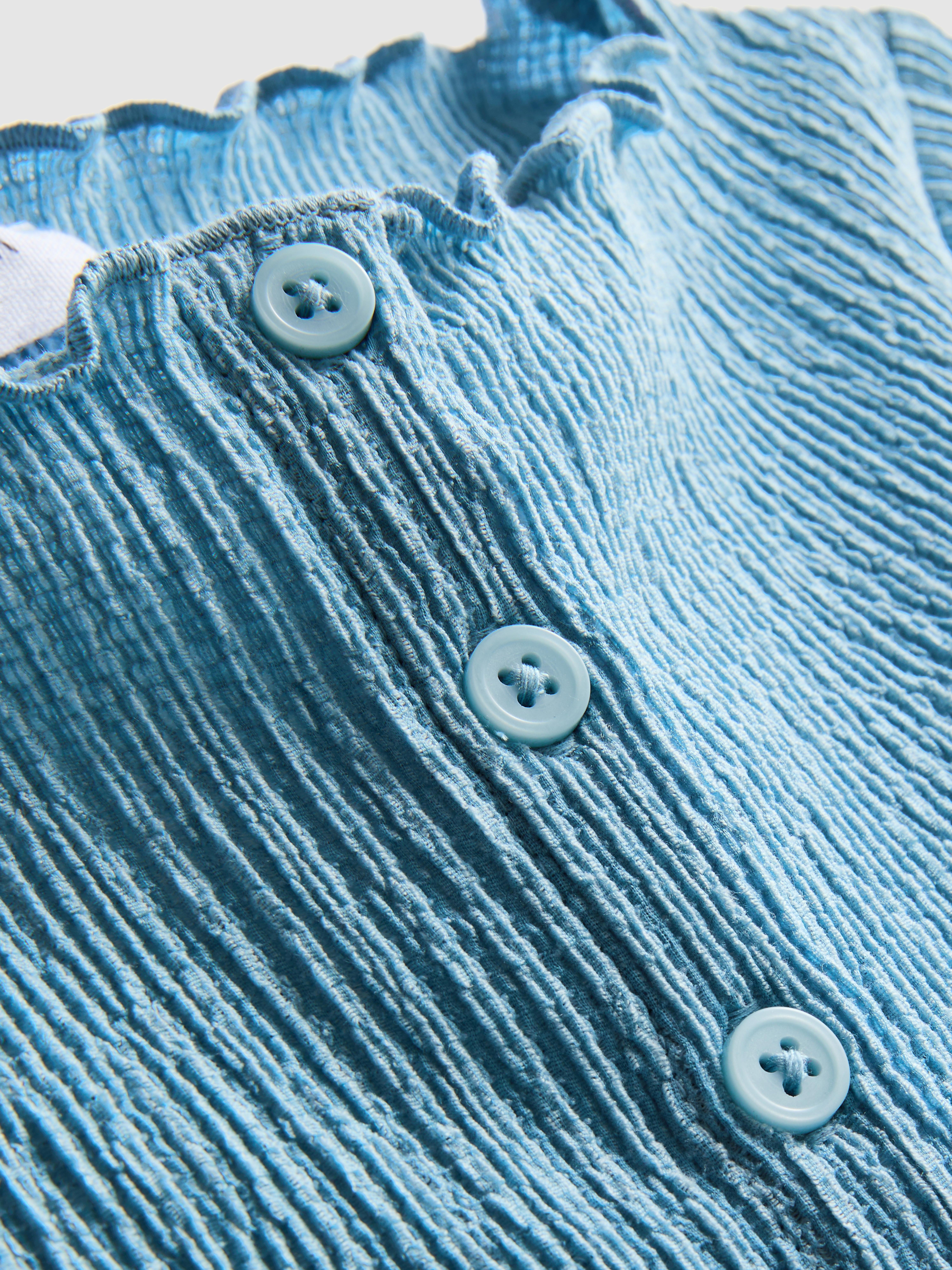 7–15 Jahre | Strukturierte Bluse in Knitteroptik