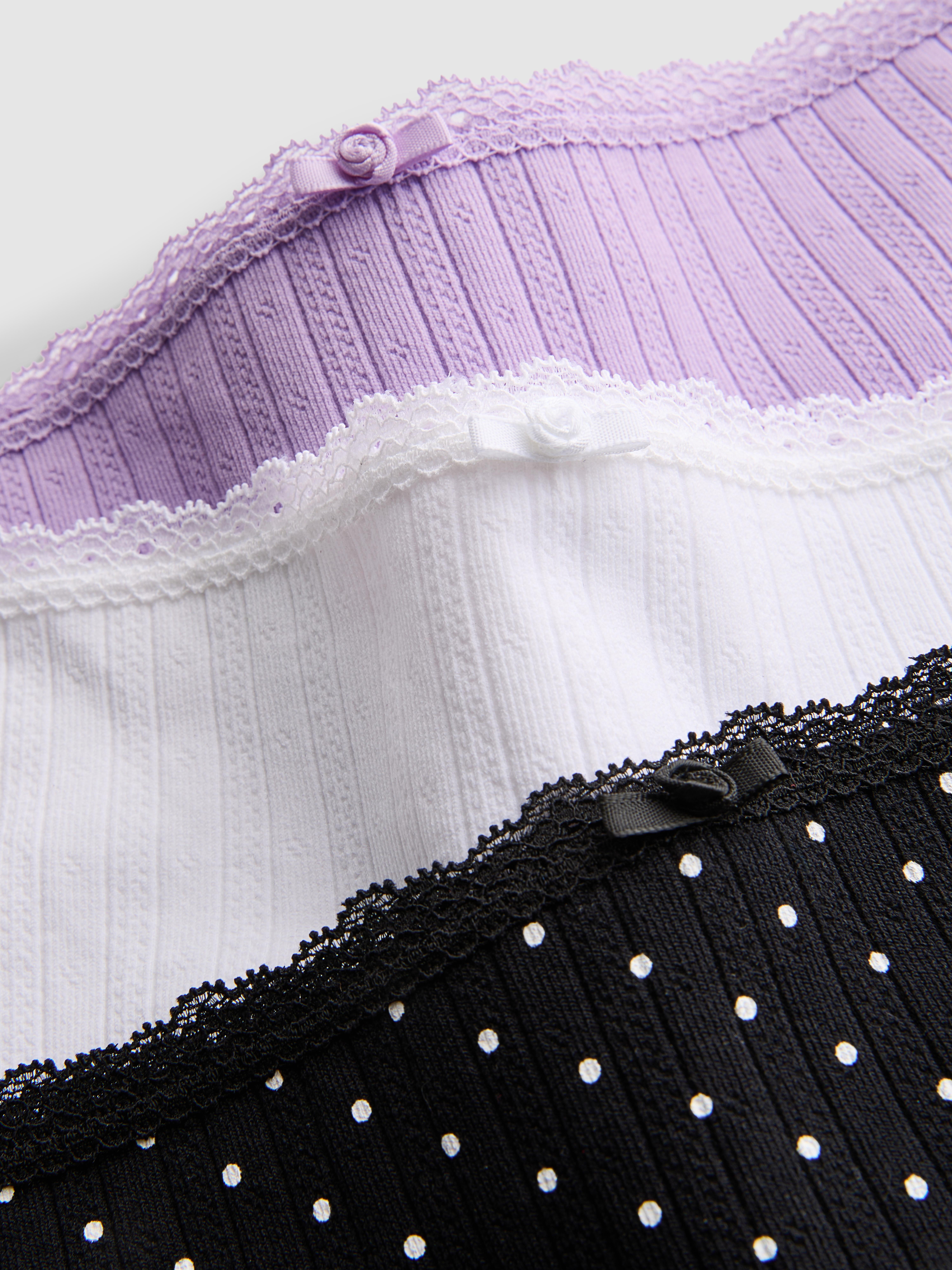 Pack 3 cuecas mini tipo boxer femininas s/ costuras