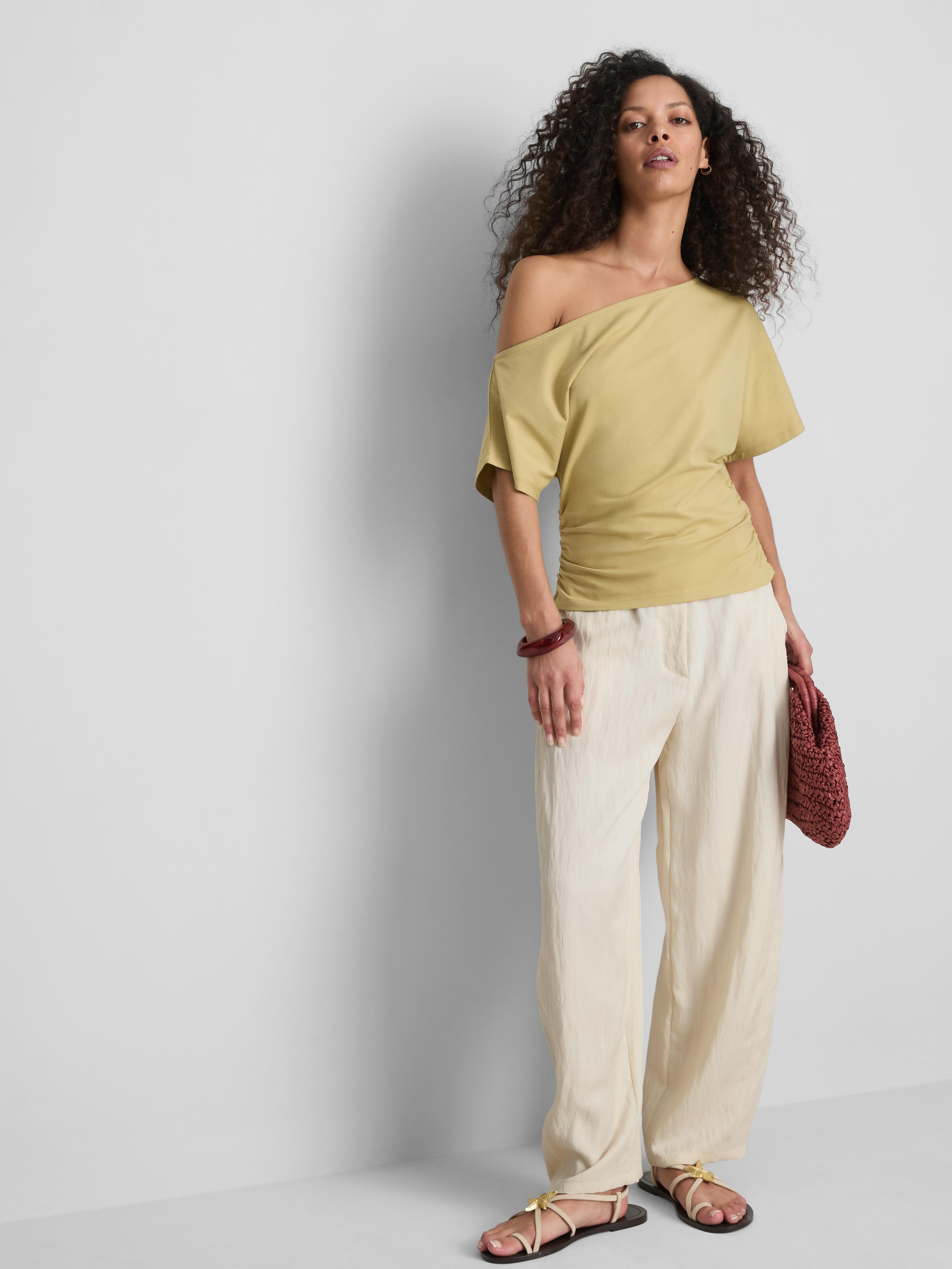 Broek met barrel-pijpen Paula Echevarría