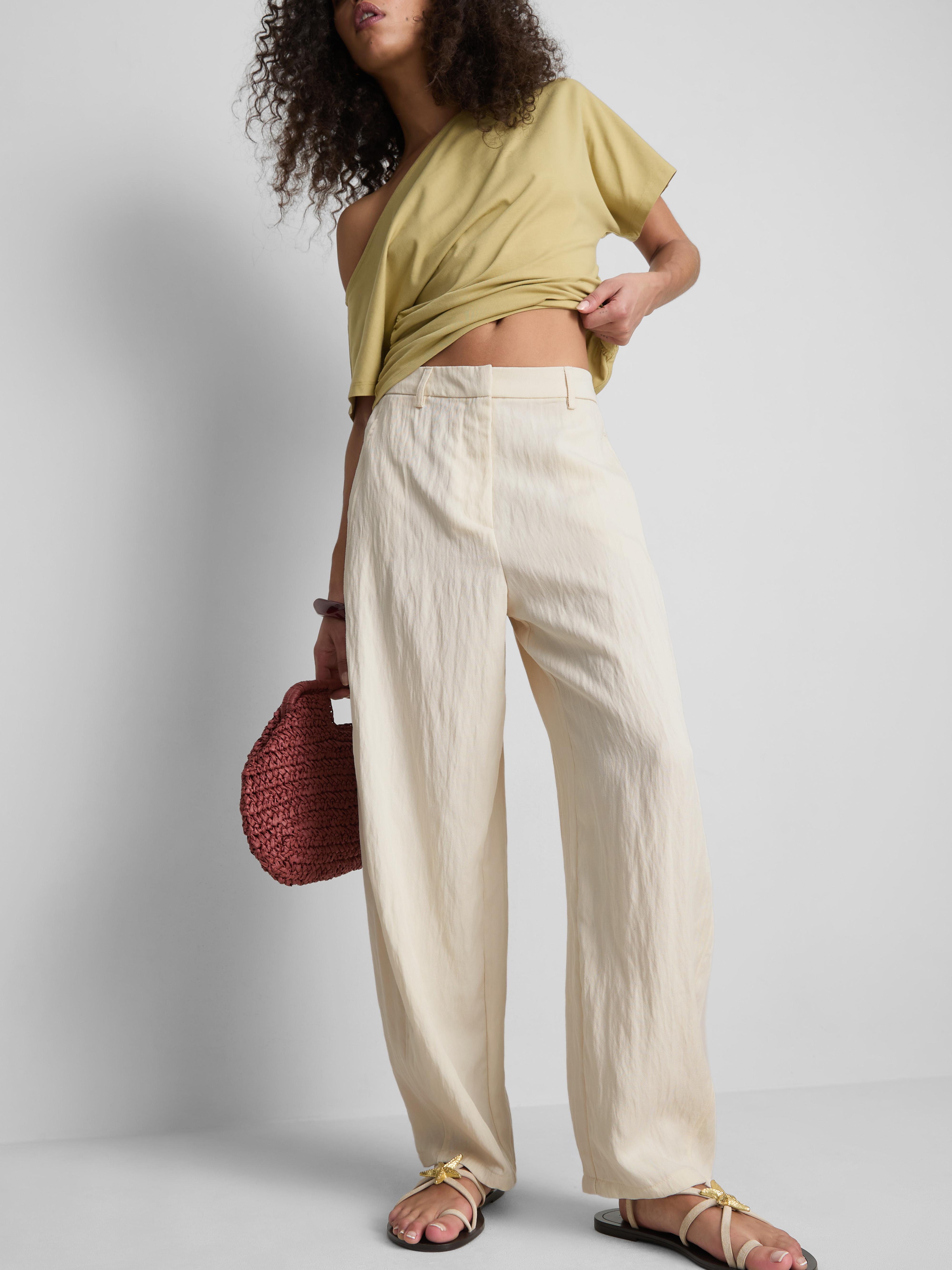 Broek met barrel-pijpen Paula Echevarría