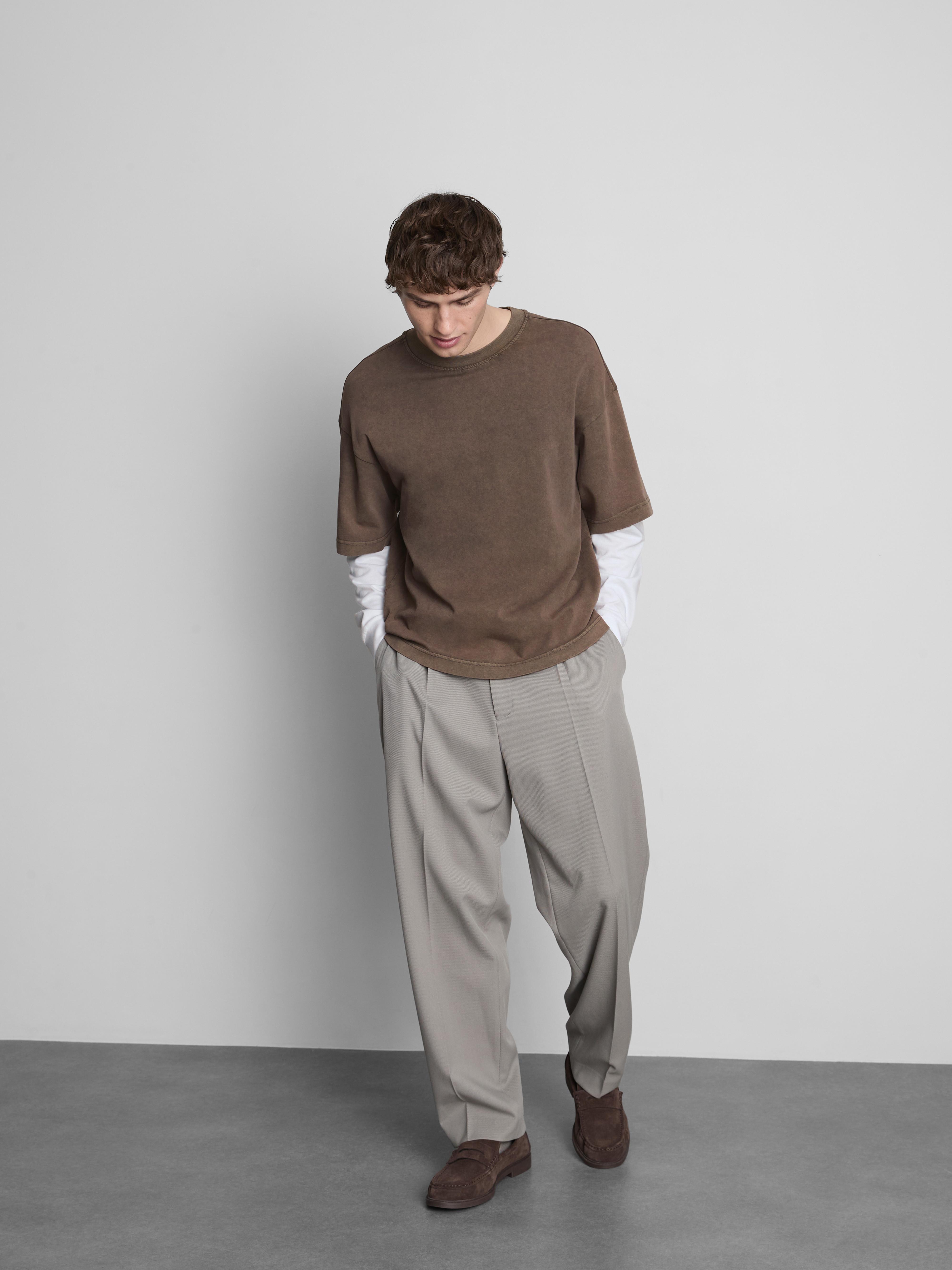 Long Sleeve Washed T-Shirt