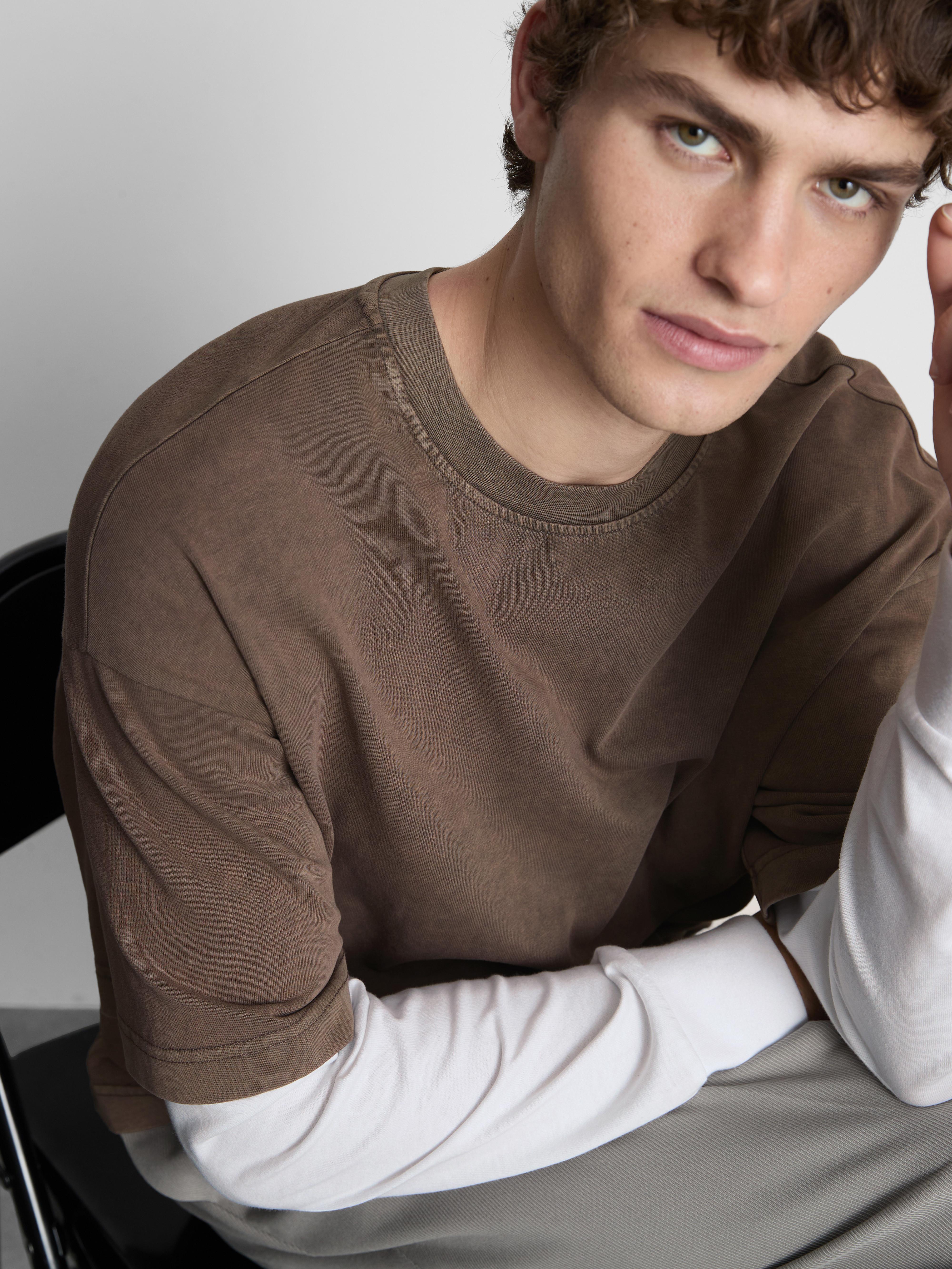 Long Sleeve Washed T-Shirt