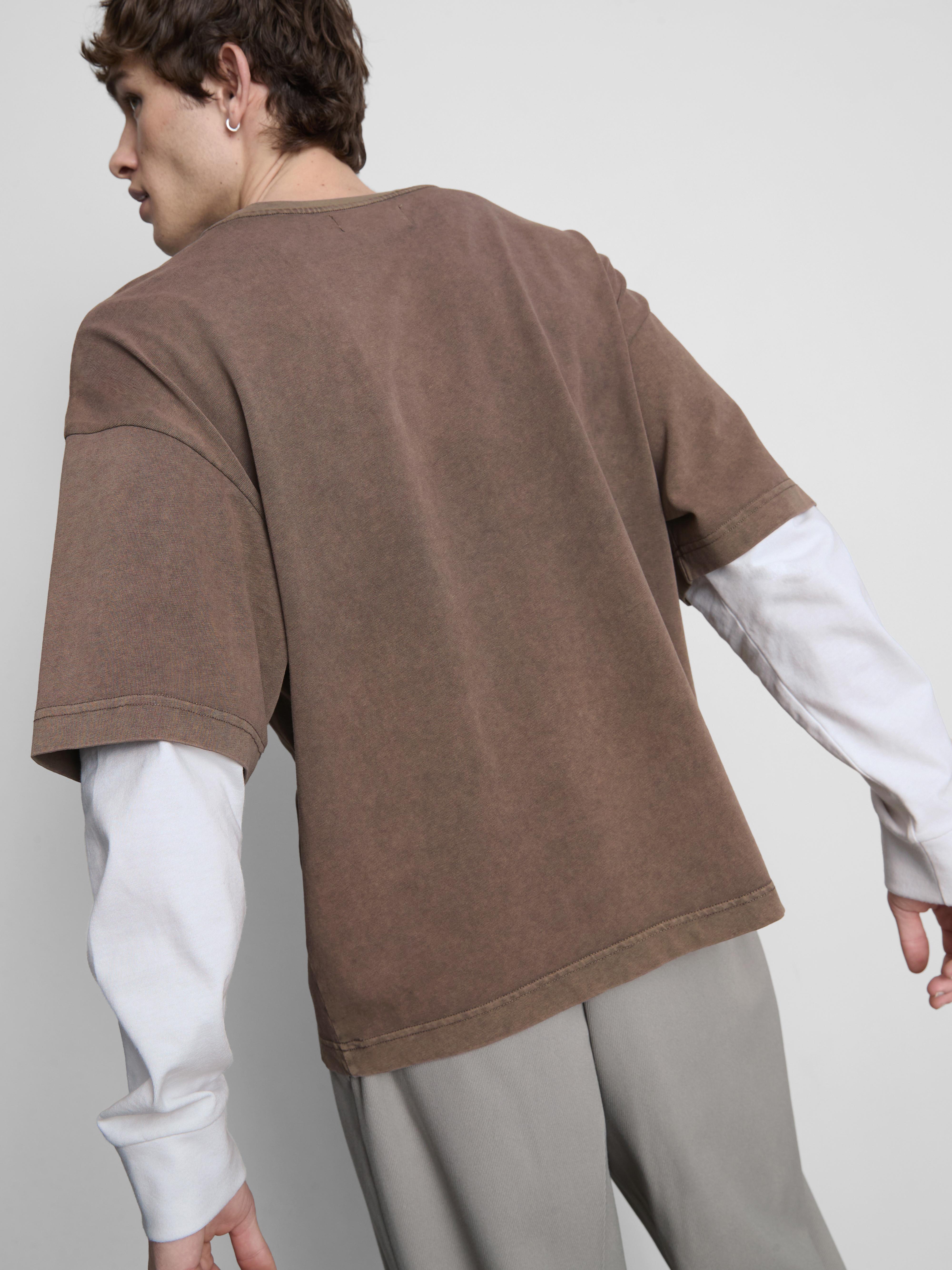 Long Sleeve Washed T-Shirt