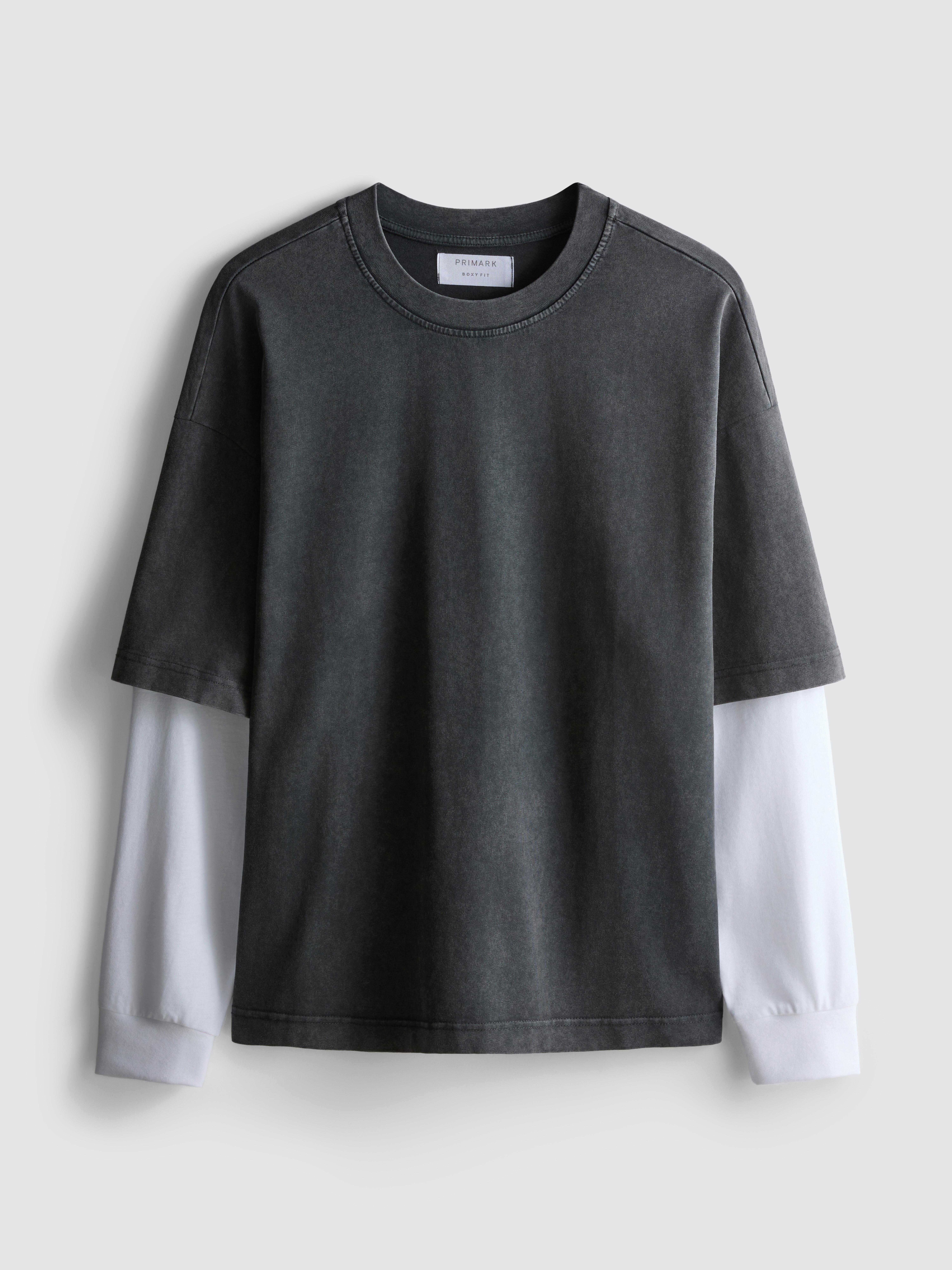 Long Sleeve Washed T-Shirt