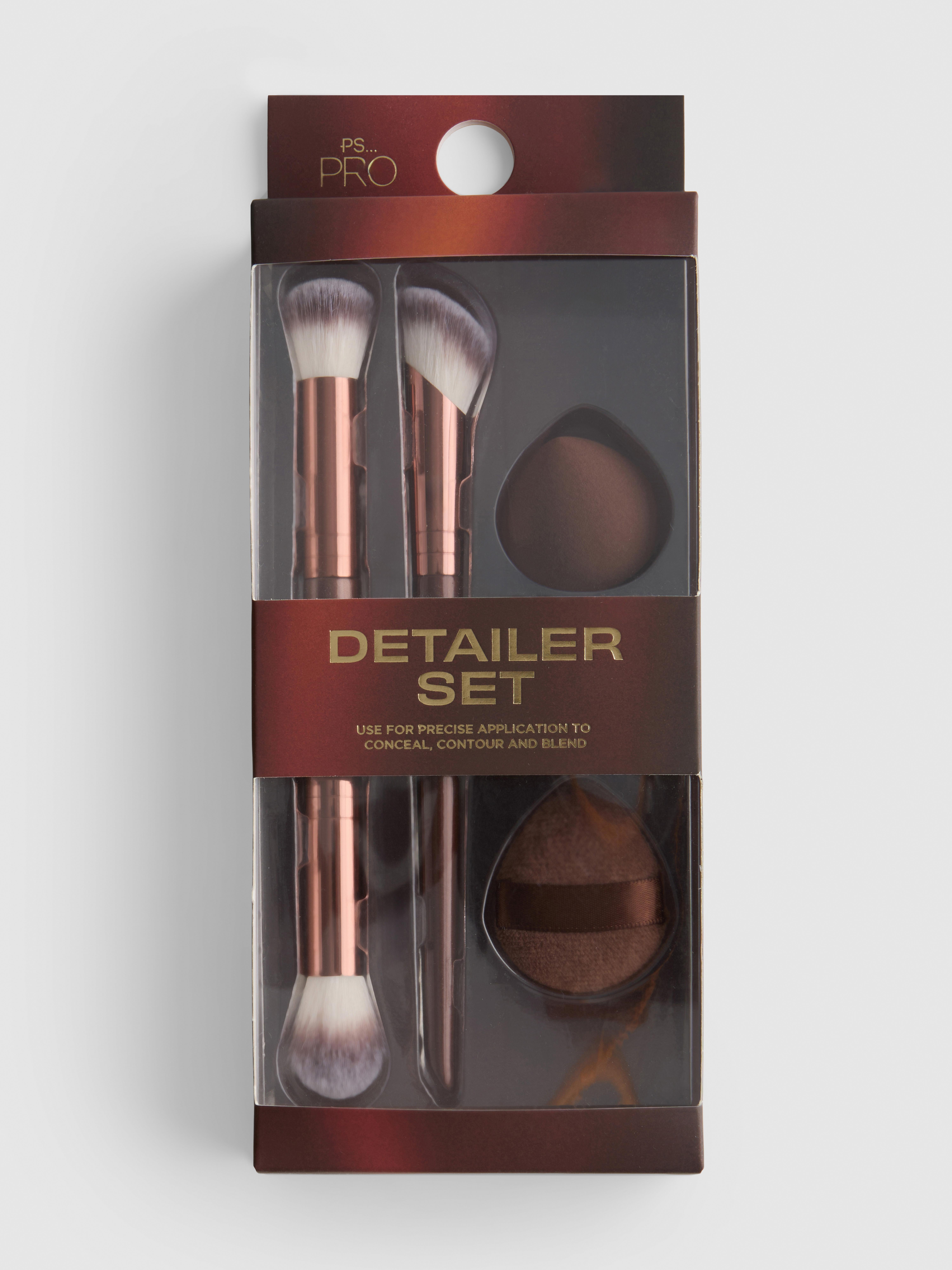 4-Piece PS... Pro Makeup Detailer Brush and Sponge Set
