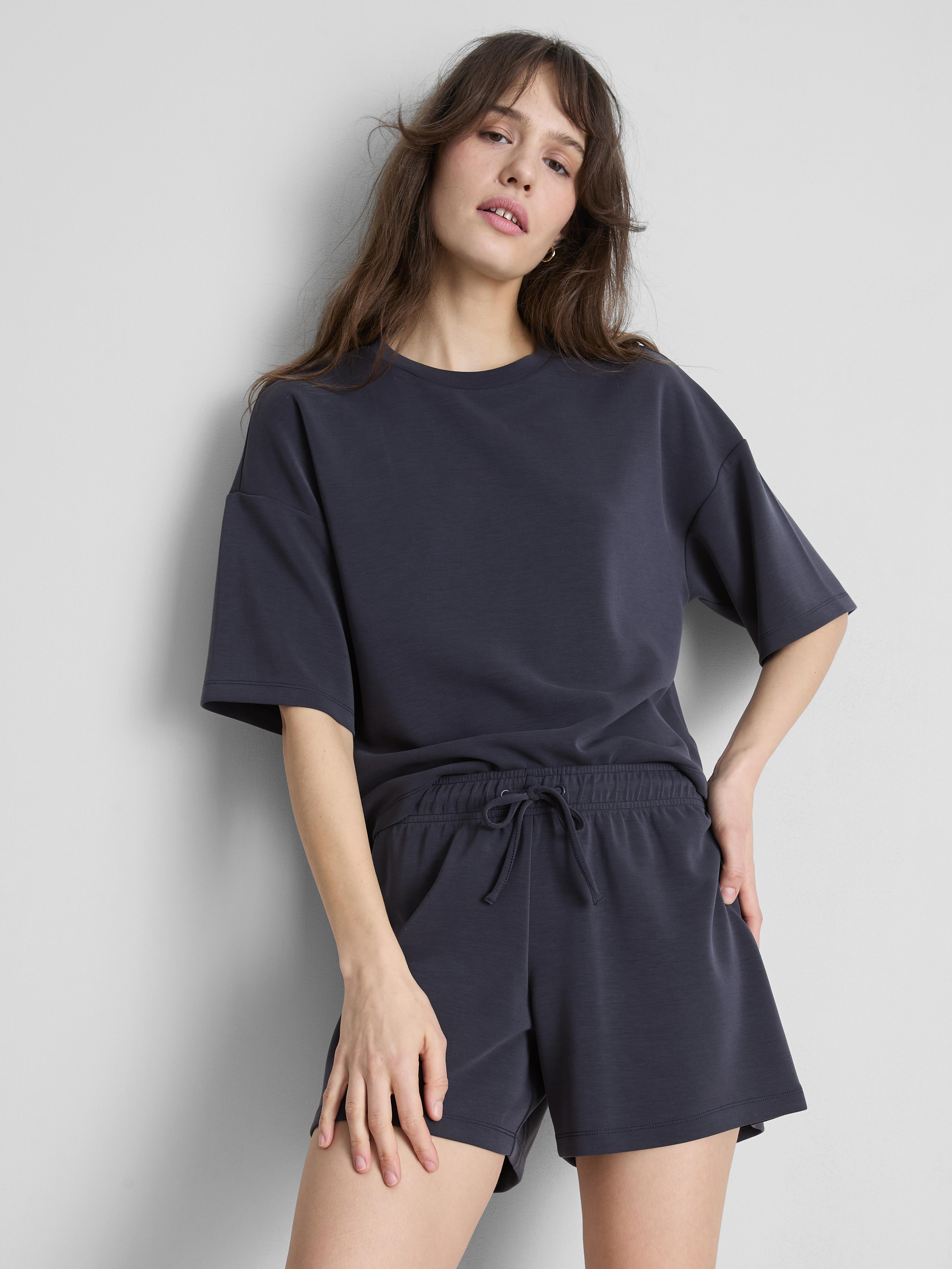 Women's Navy MAJOR FIND | Modal Blend Relaxed Shorts | Primark