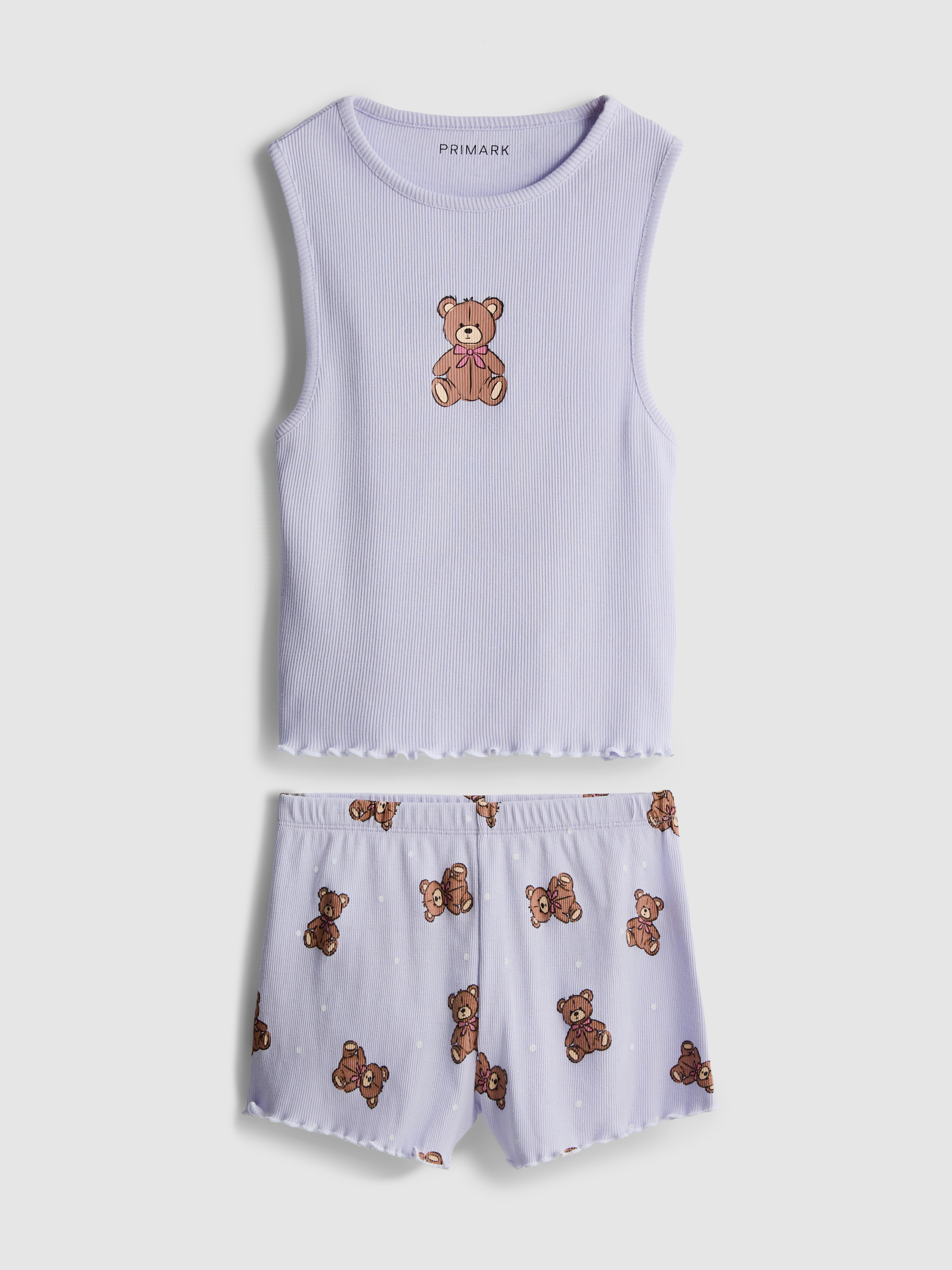 7–15 ans | Pyjama débardeur à motif ourson