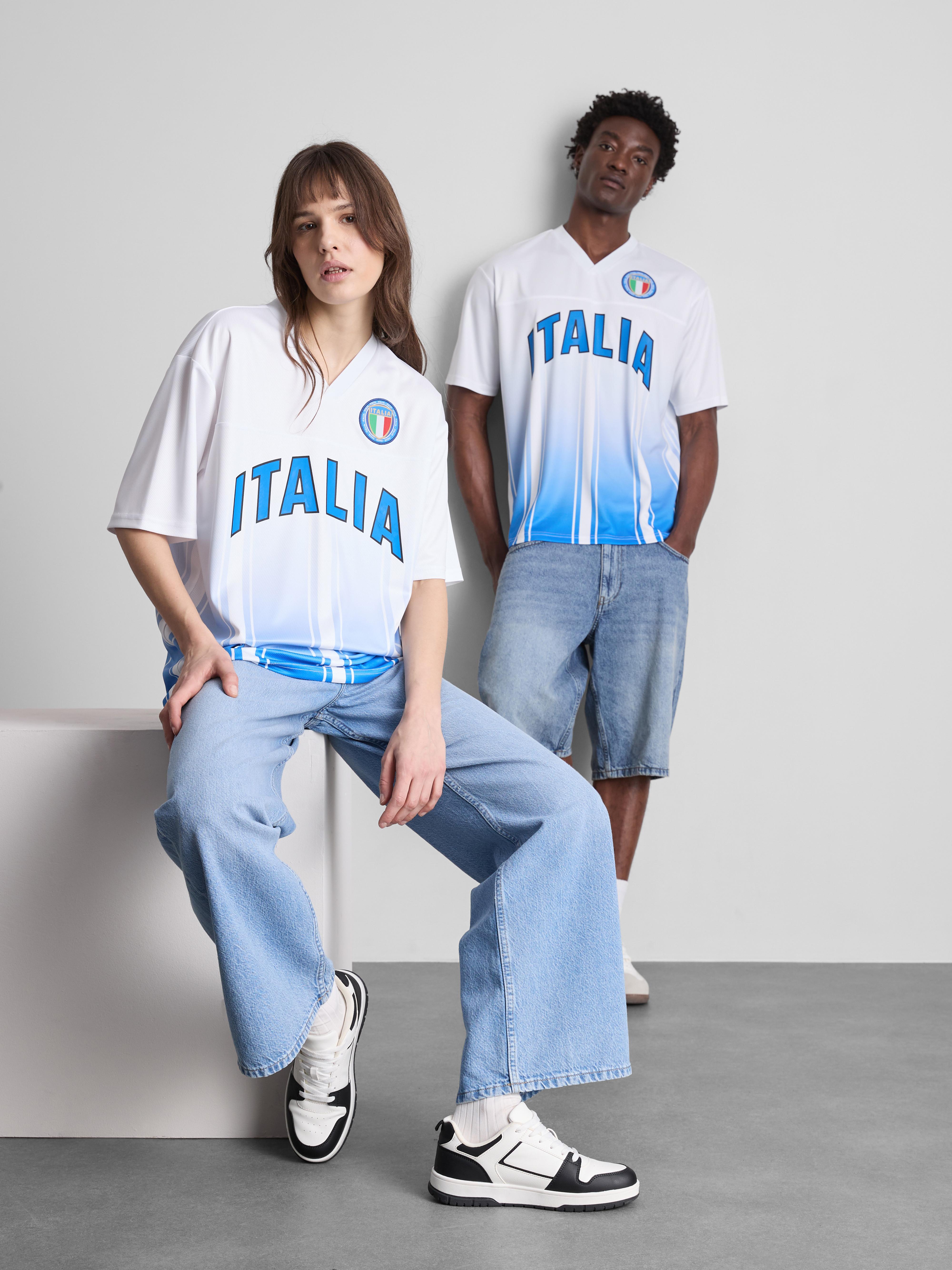 Maglietta maniche corte rete Coppa del Mondo Italia