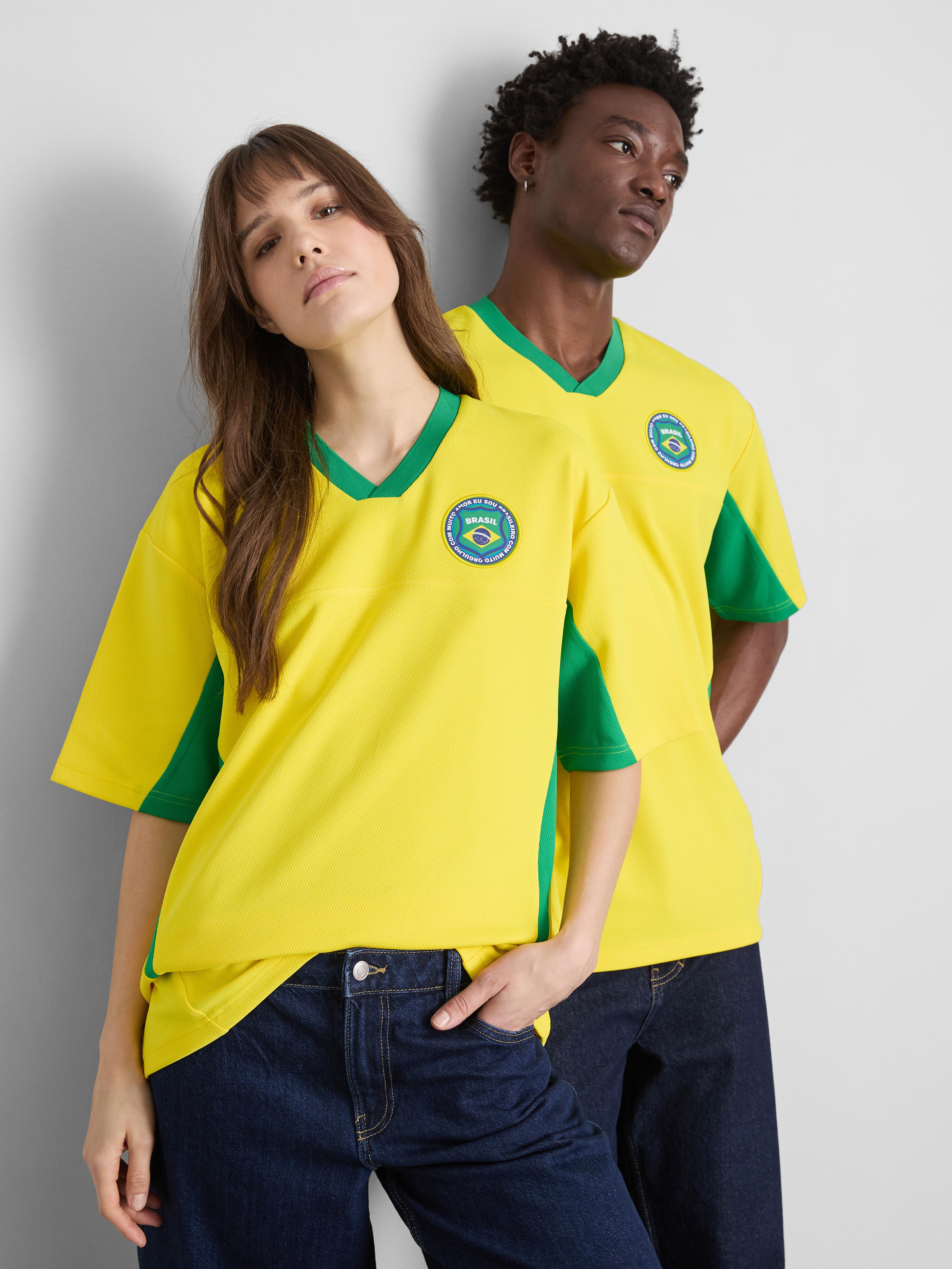 Brazil Short Sleeve Mesh T-Shirt