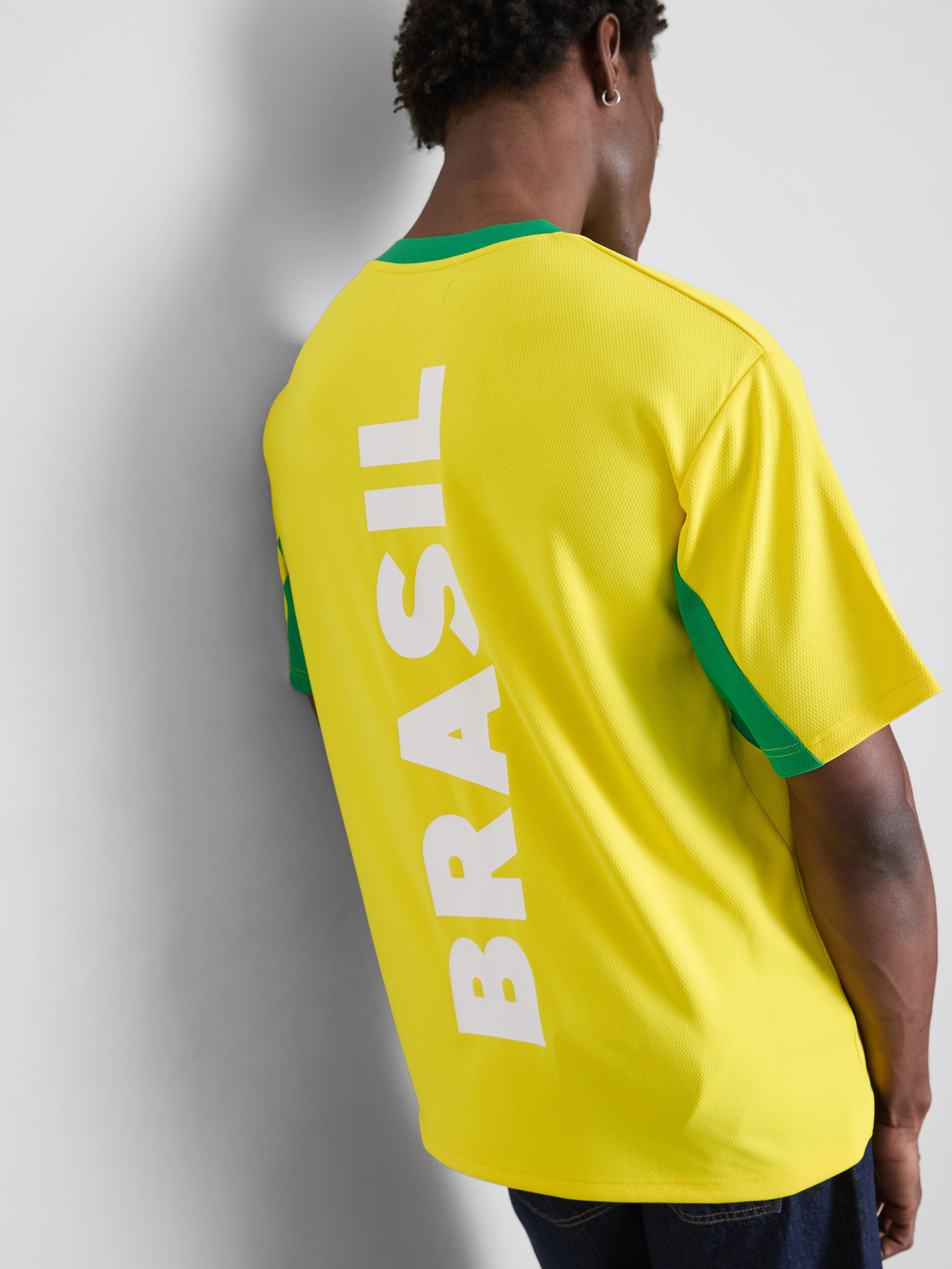 Sieťovinové tričko s krátkym rukávom Brazília