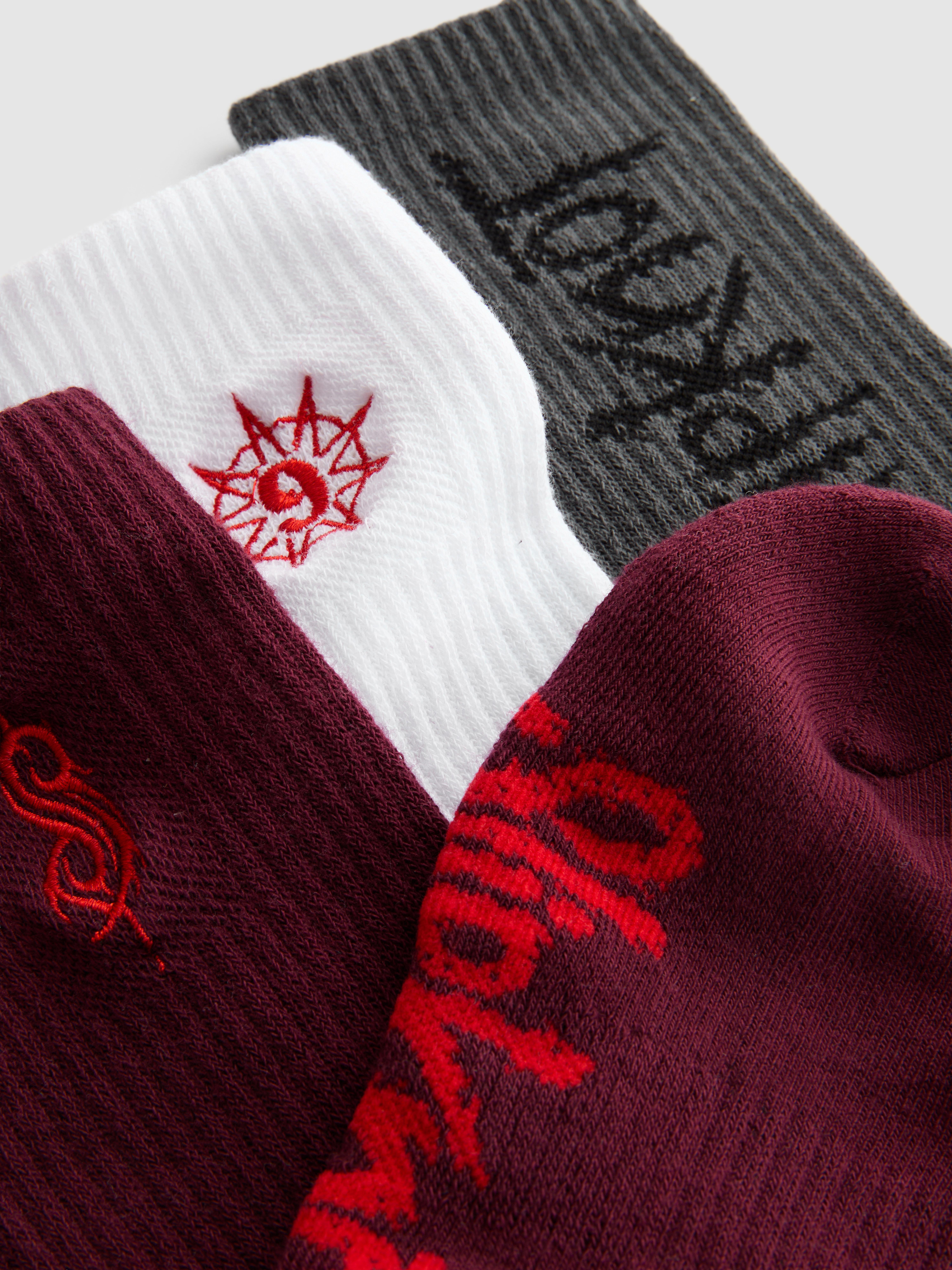 3pk Slipknot Socks