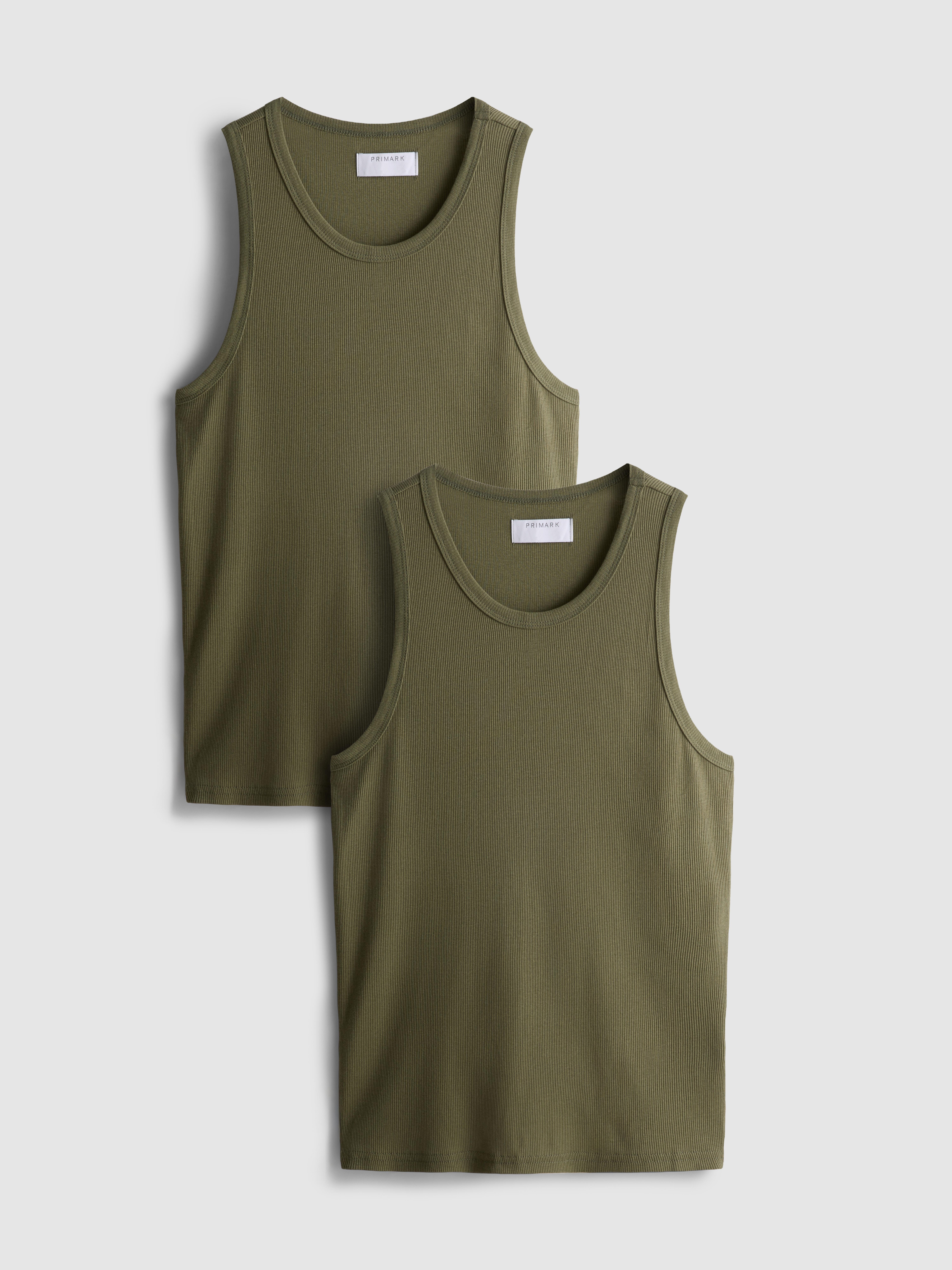 2pk Ribbed Vests