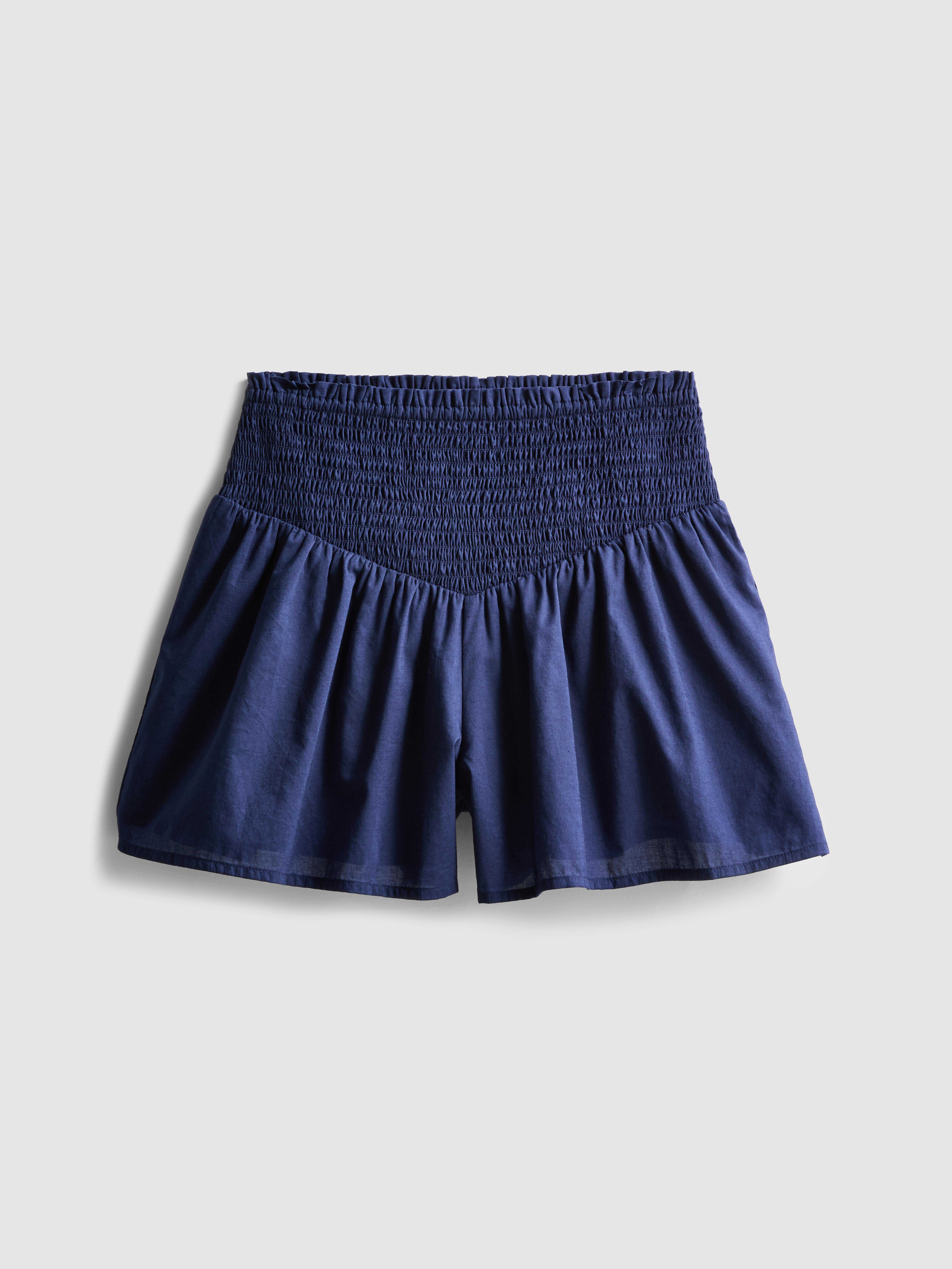 7-15yrs | Shirred Waist Shorts