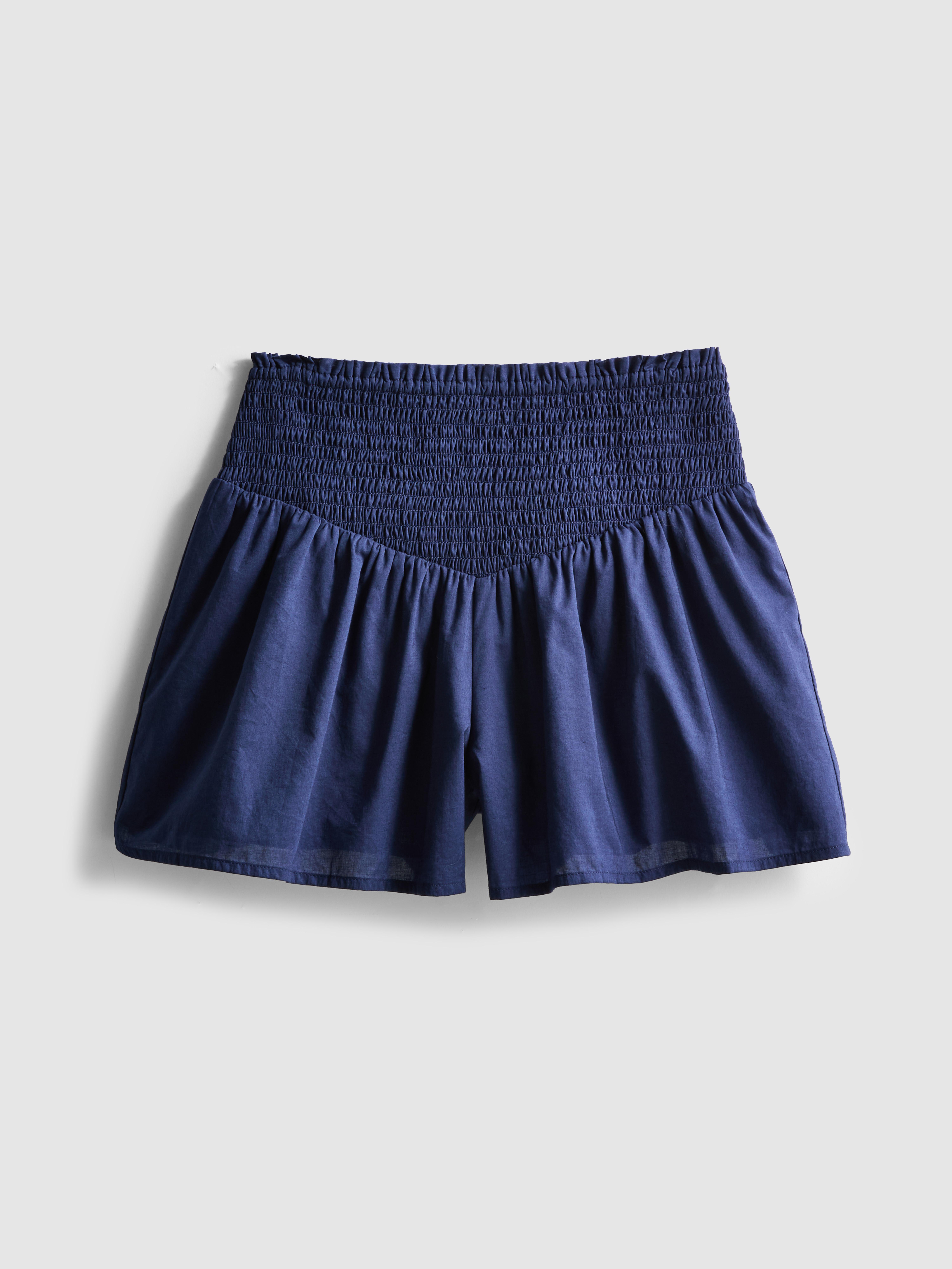 7-15yrs | Shirred Waist Shorts