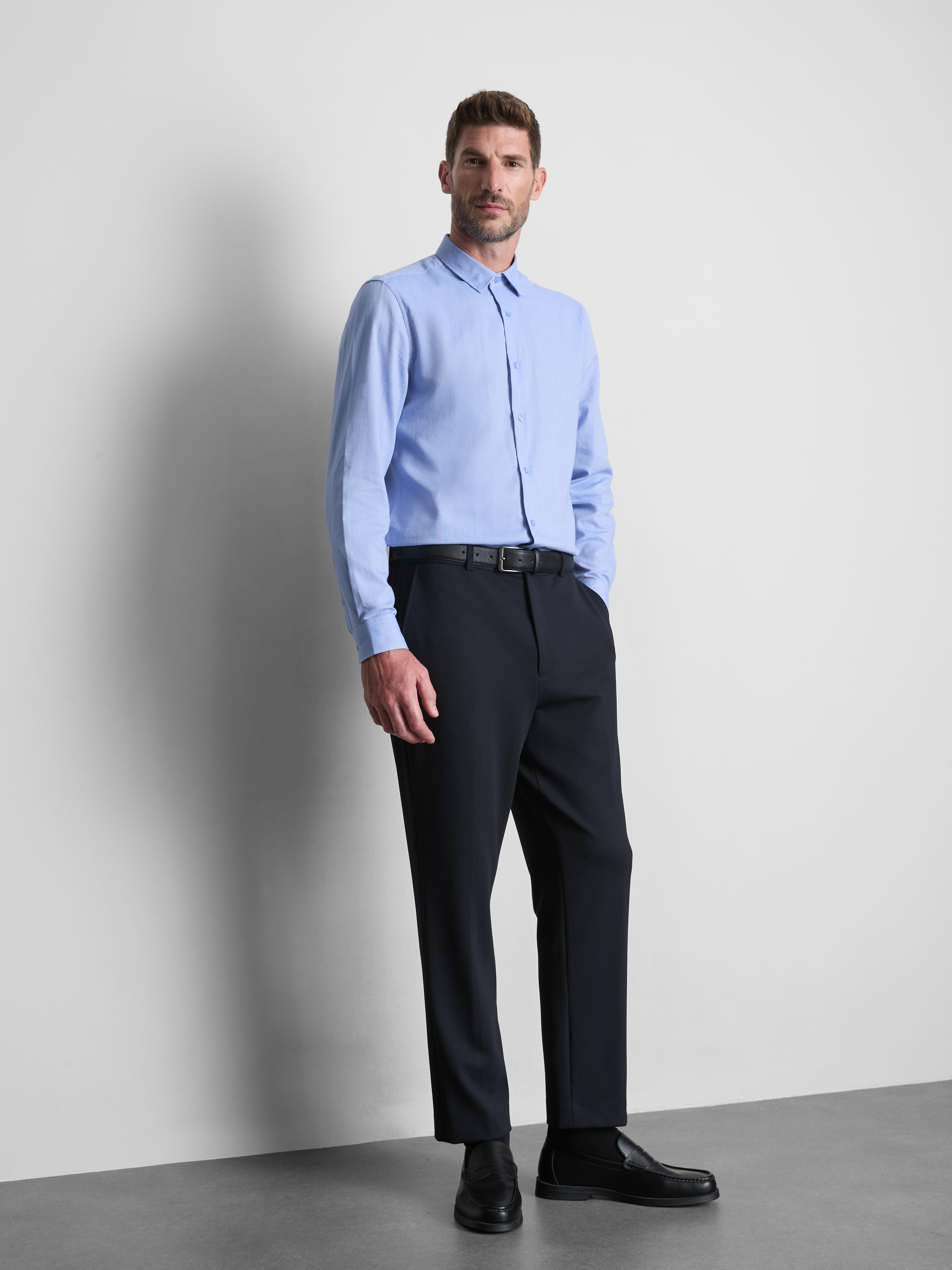 Textured Oxford Shirt