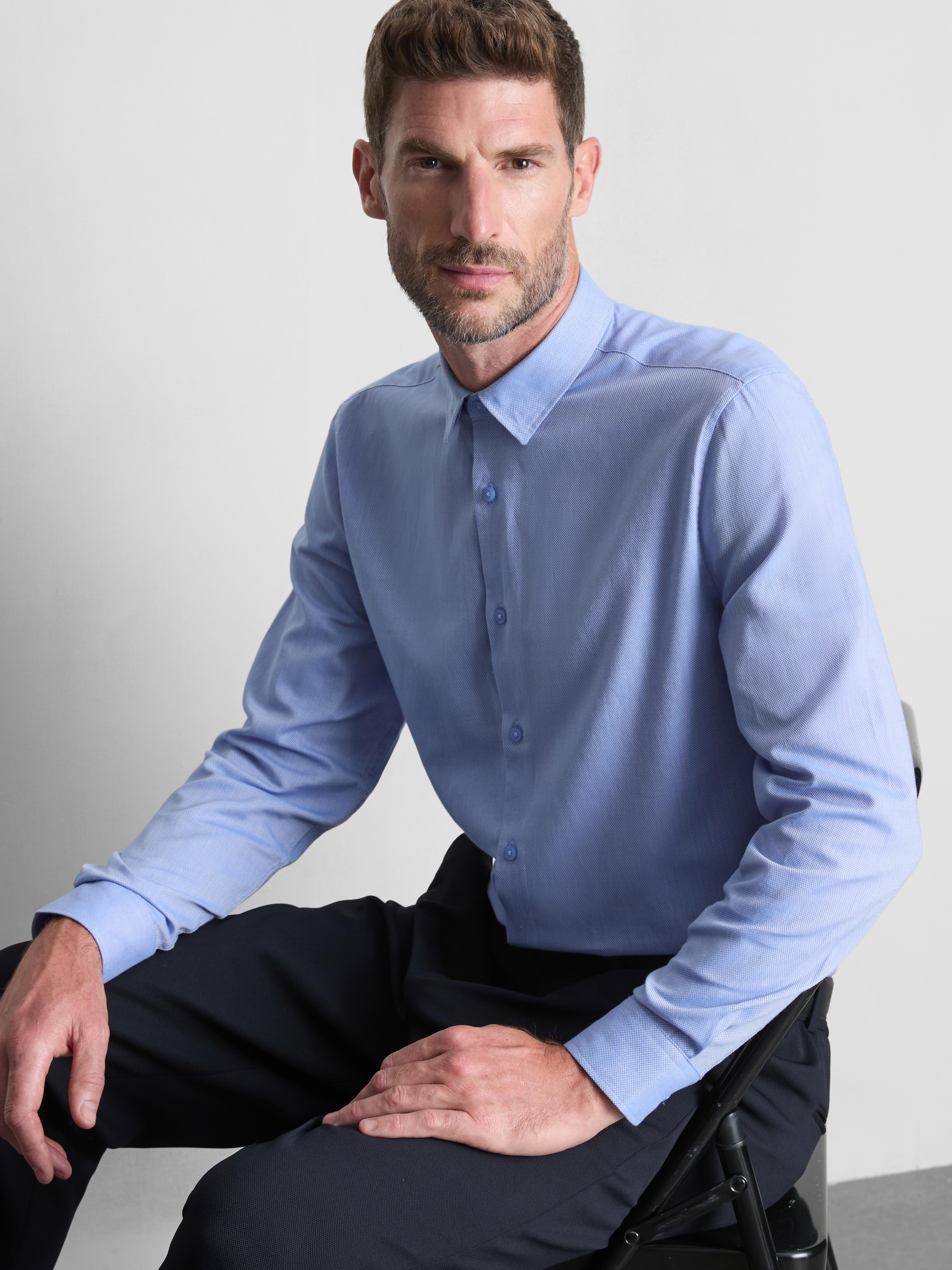 Textured Oxford Shirt