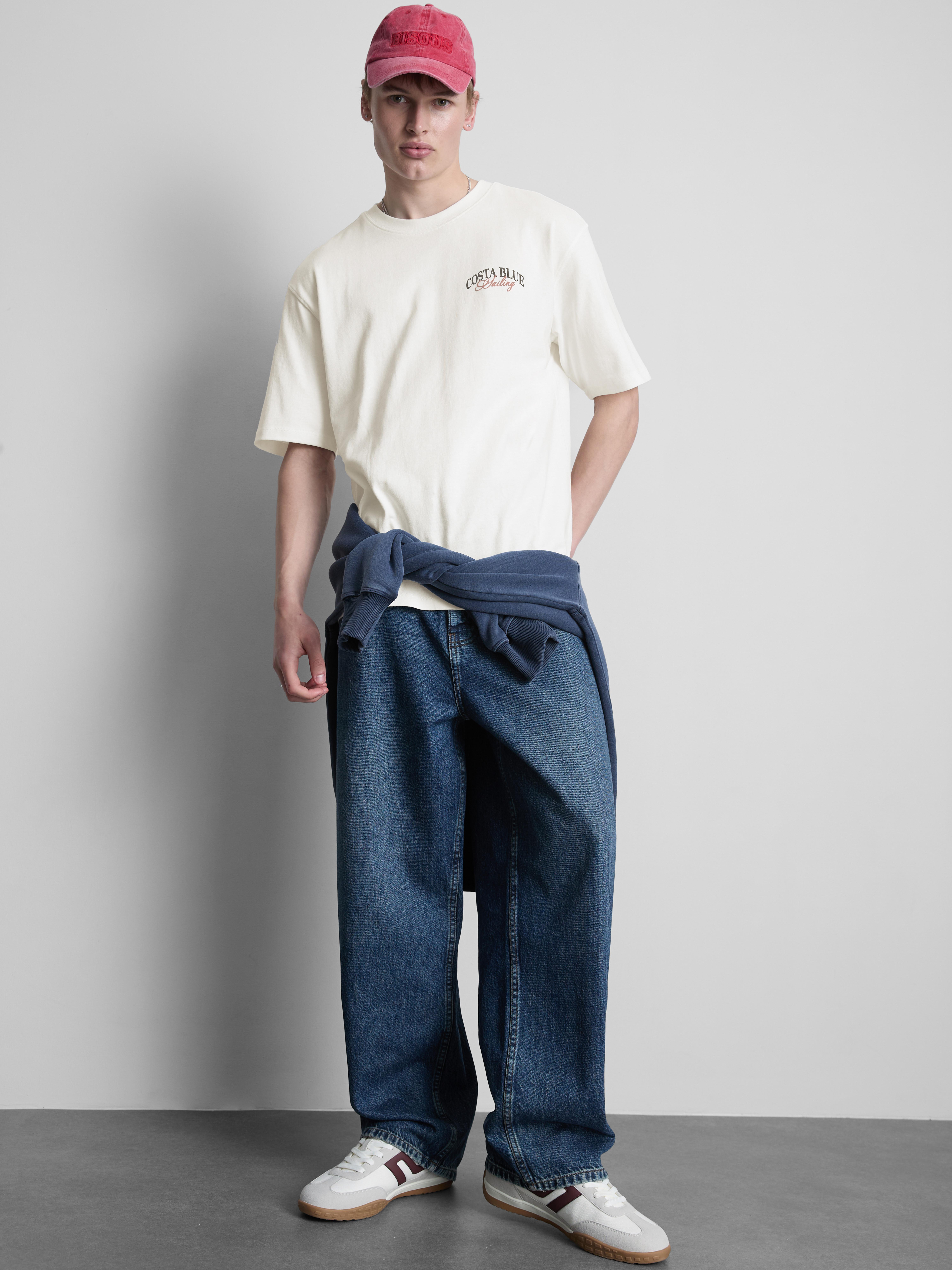 „Costa Blue“ T-Shirt mit Grafik