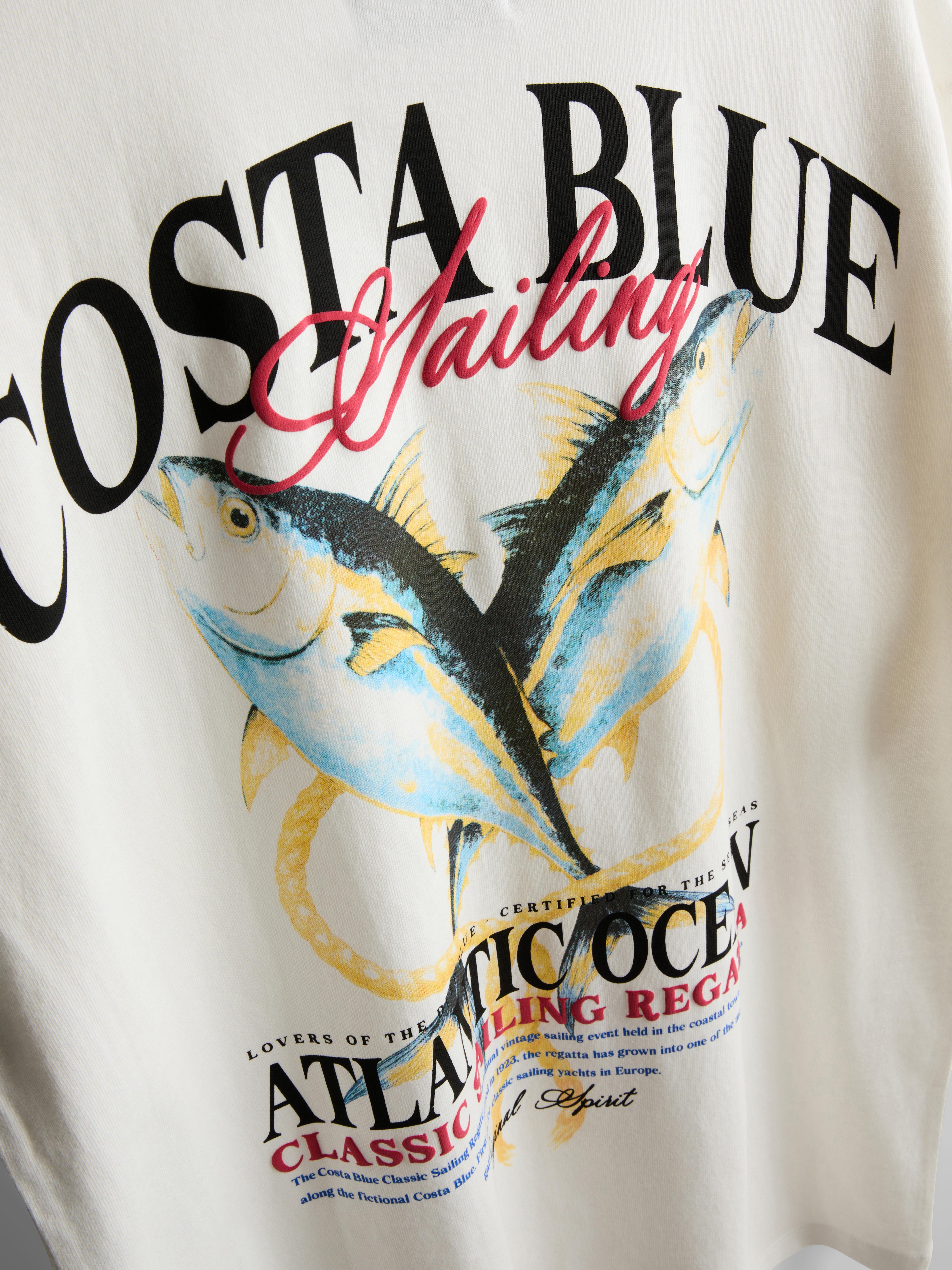 „Costa Blue“ T-Shirt mit Grafik