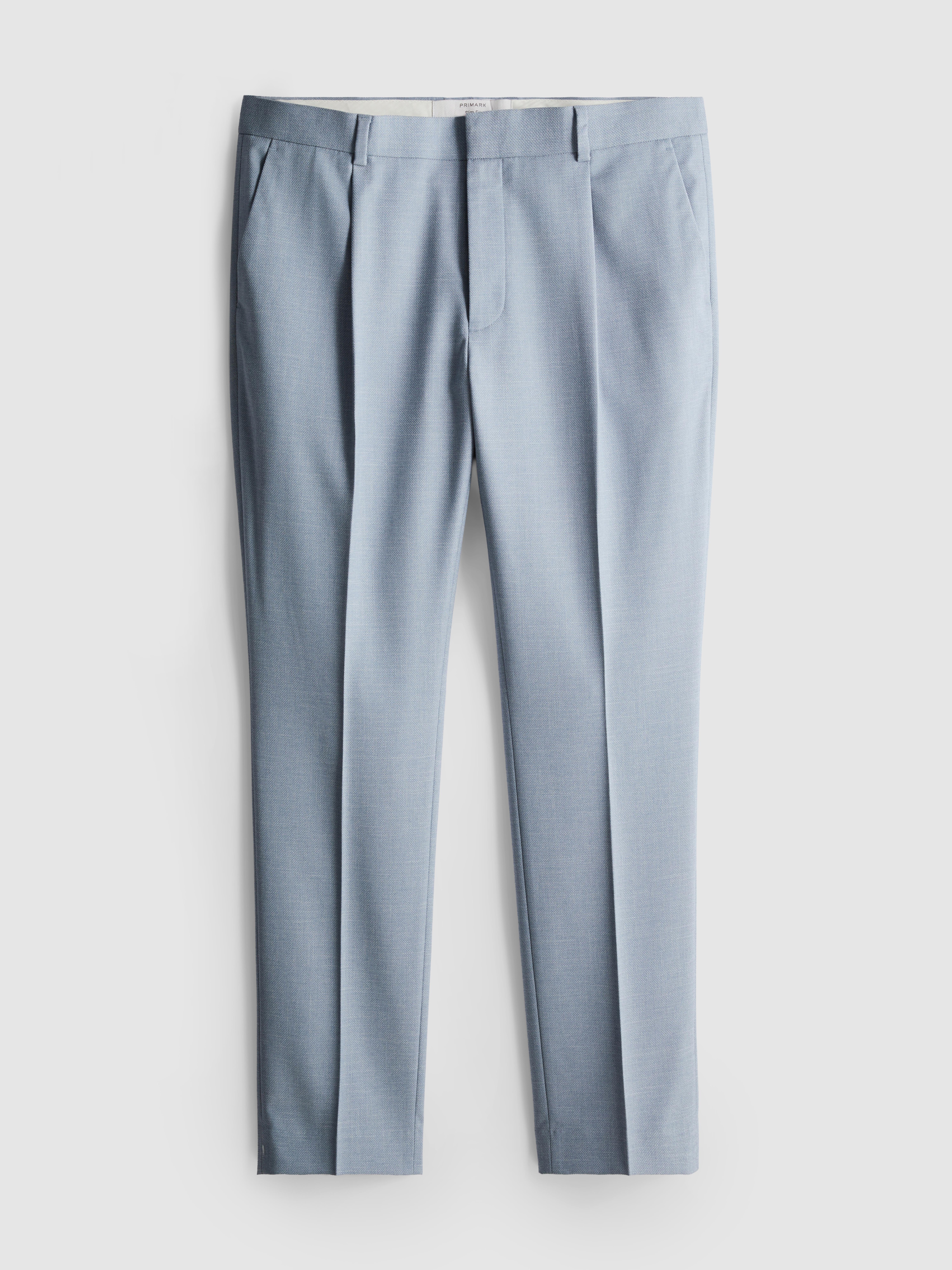 Slim Fit Dobby Texture Suit Trousers