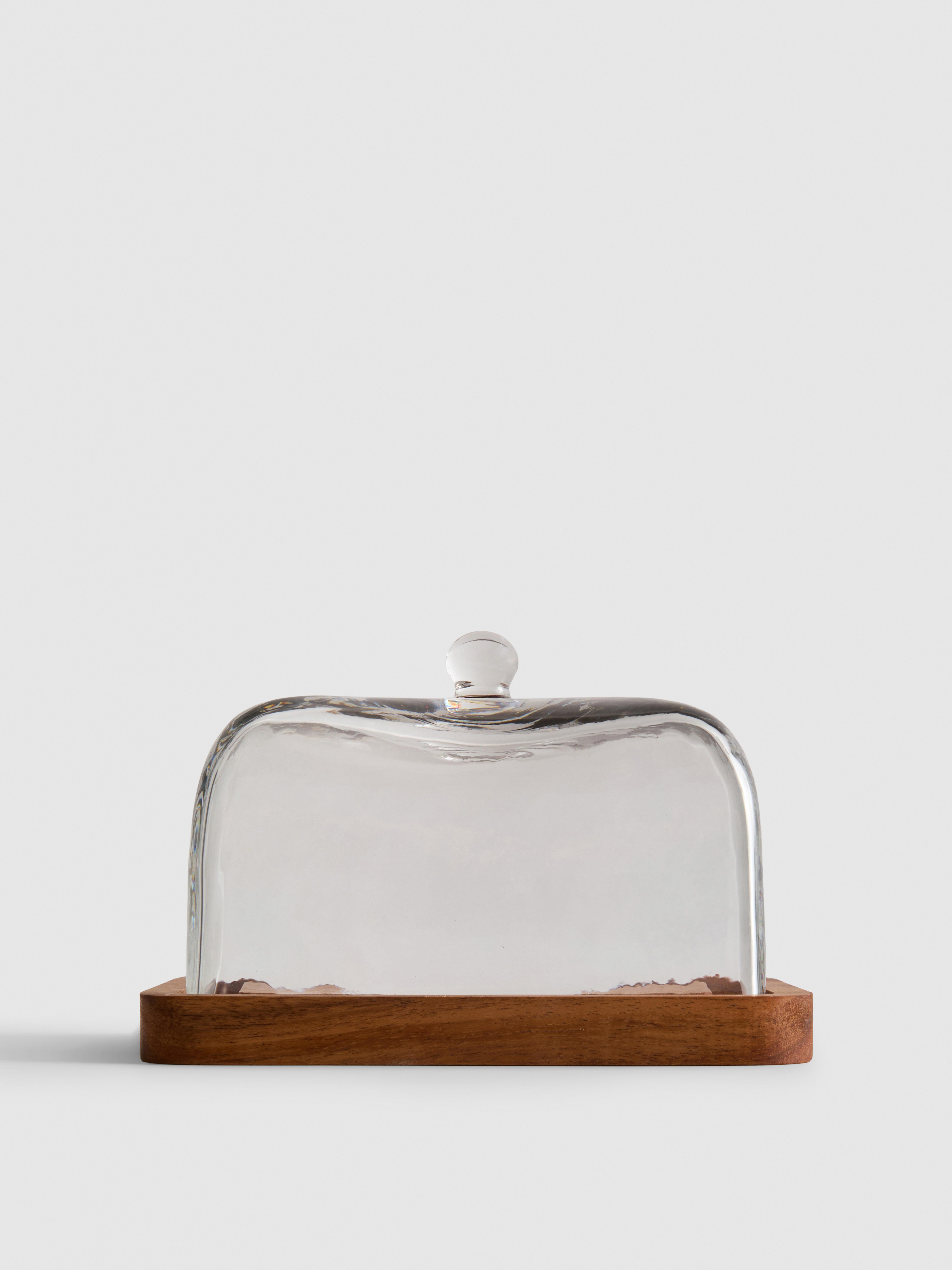 Mantequillera de vidrio