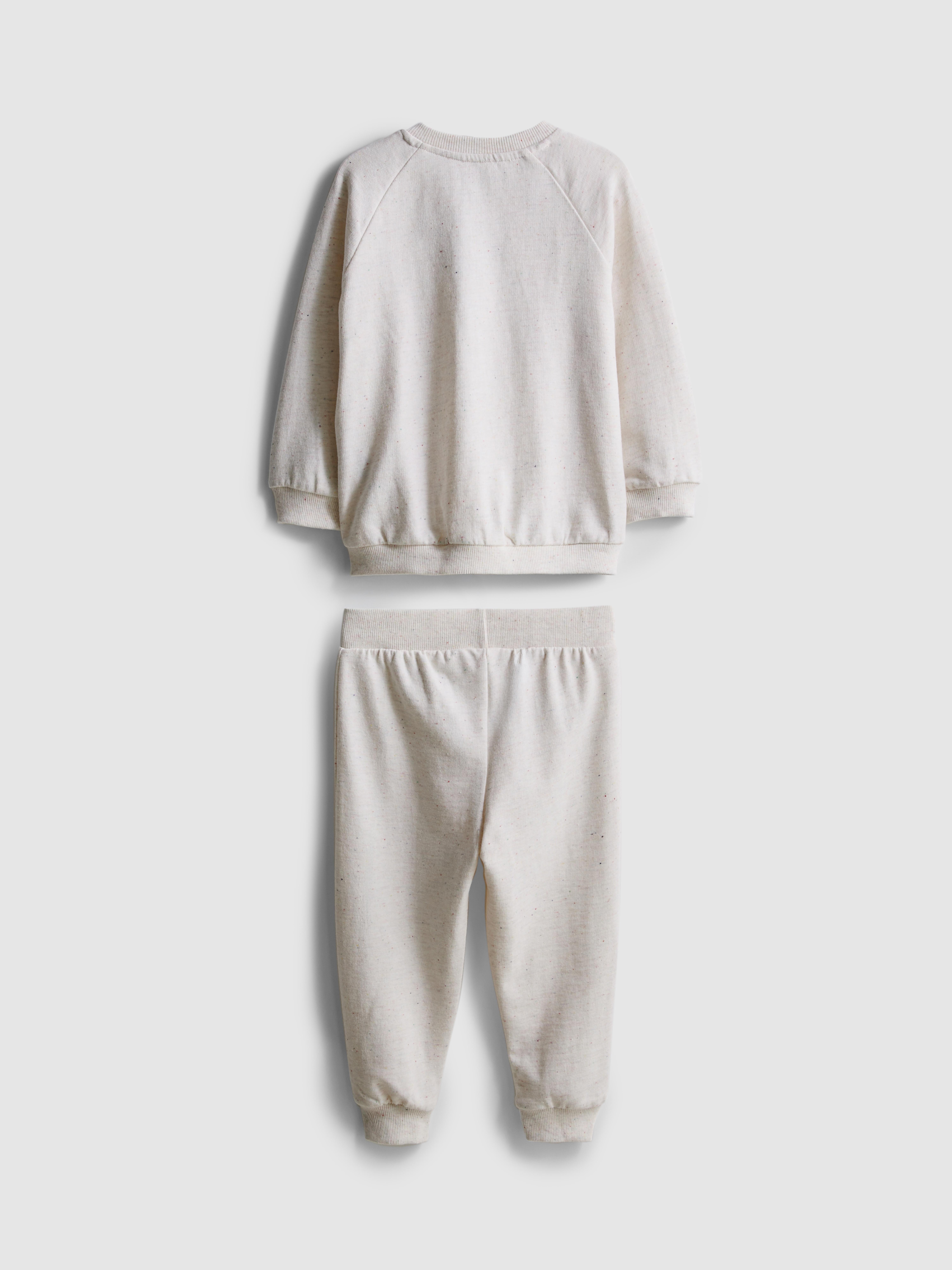 0-18mths | Sweatshirt and Cuffed Joggers Newborn Set