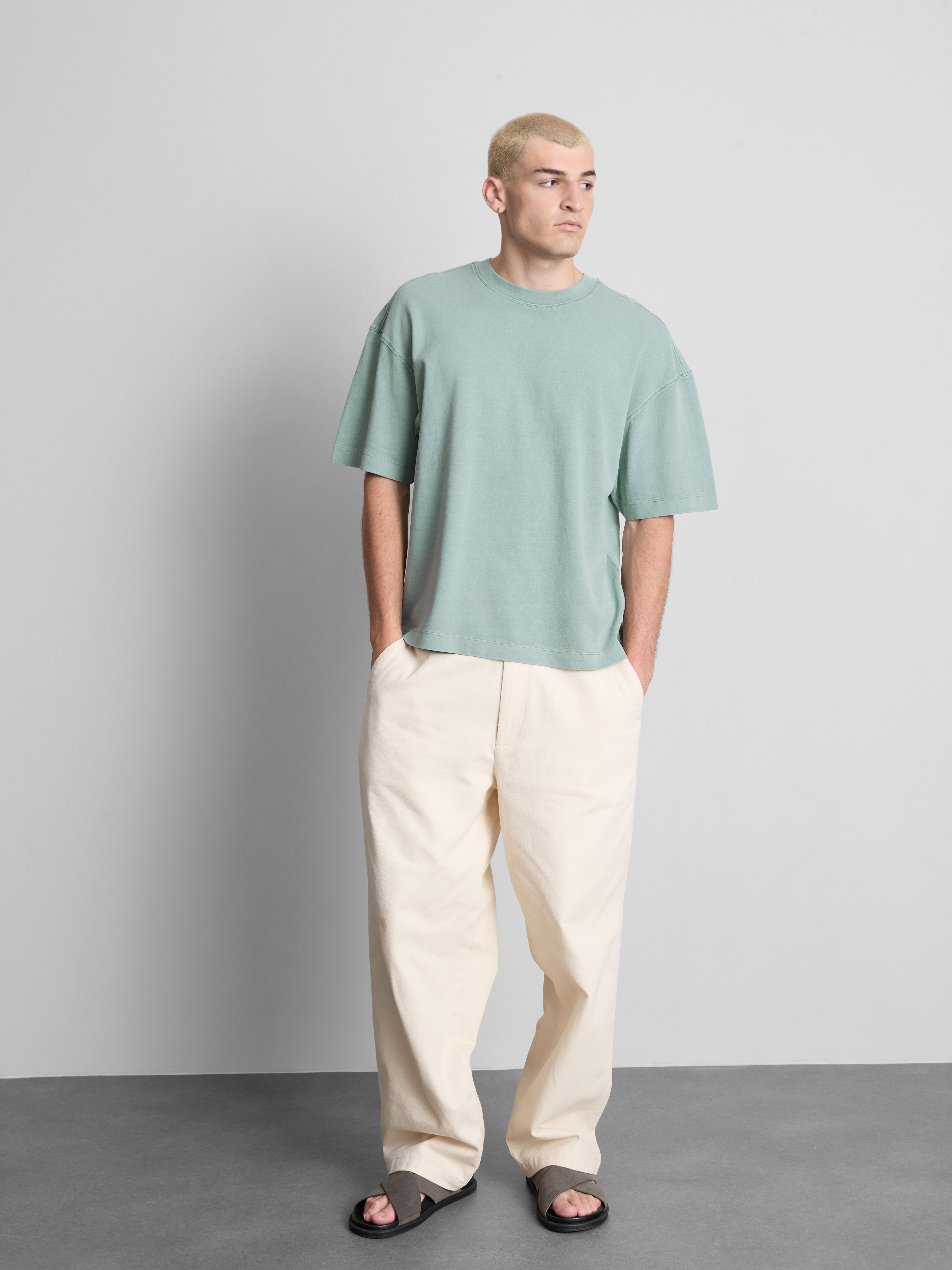 T-shirt basic a maniche corte Menta
