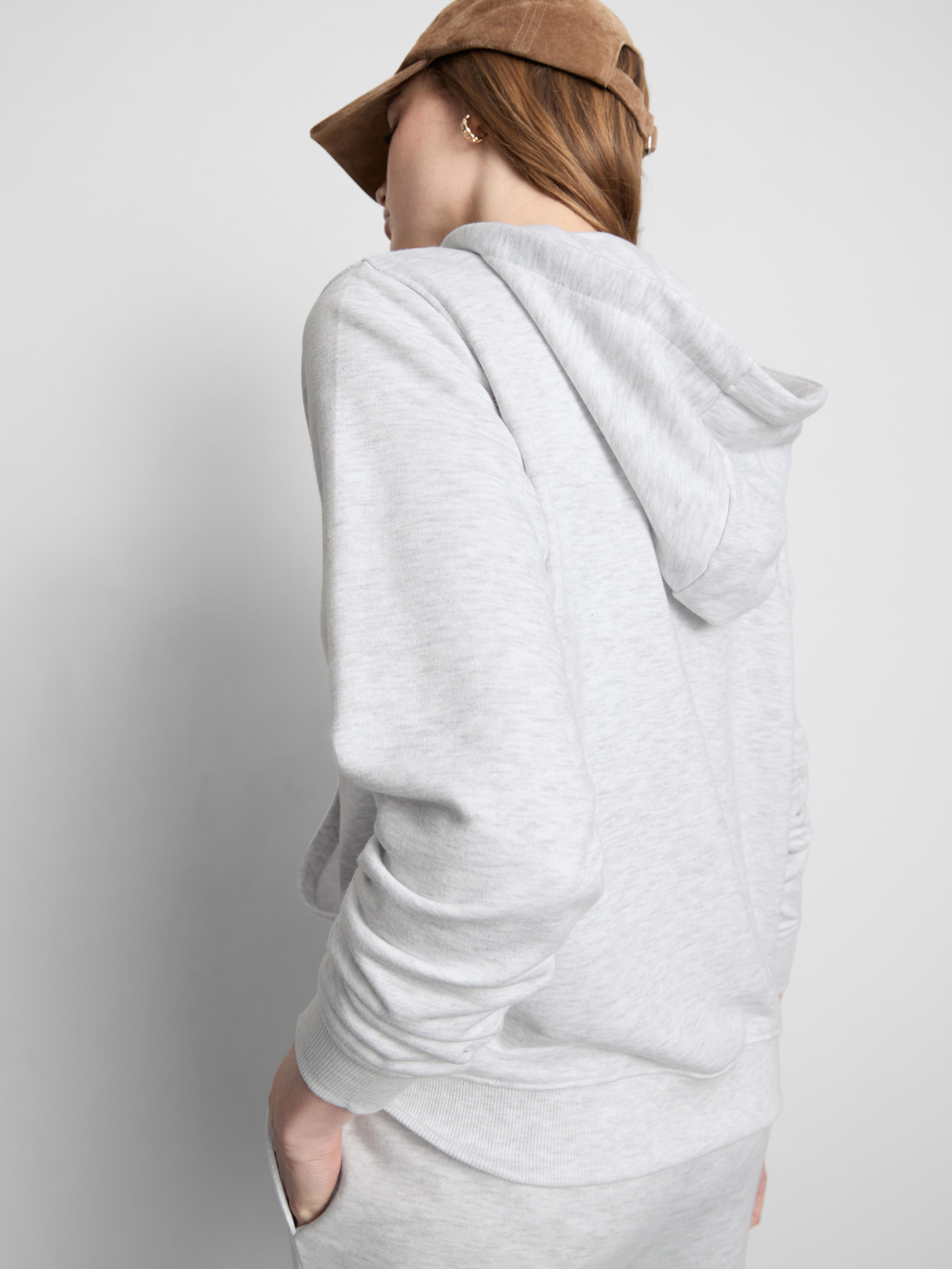 Felpa Classica Con Cappuccio E Zip Da Donna, W Classic Zip Hoodie, Vestibilità Comoda, Pacco Da 1