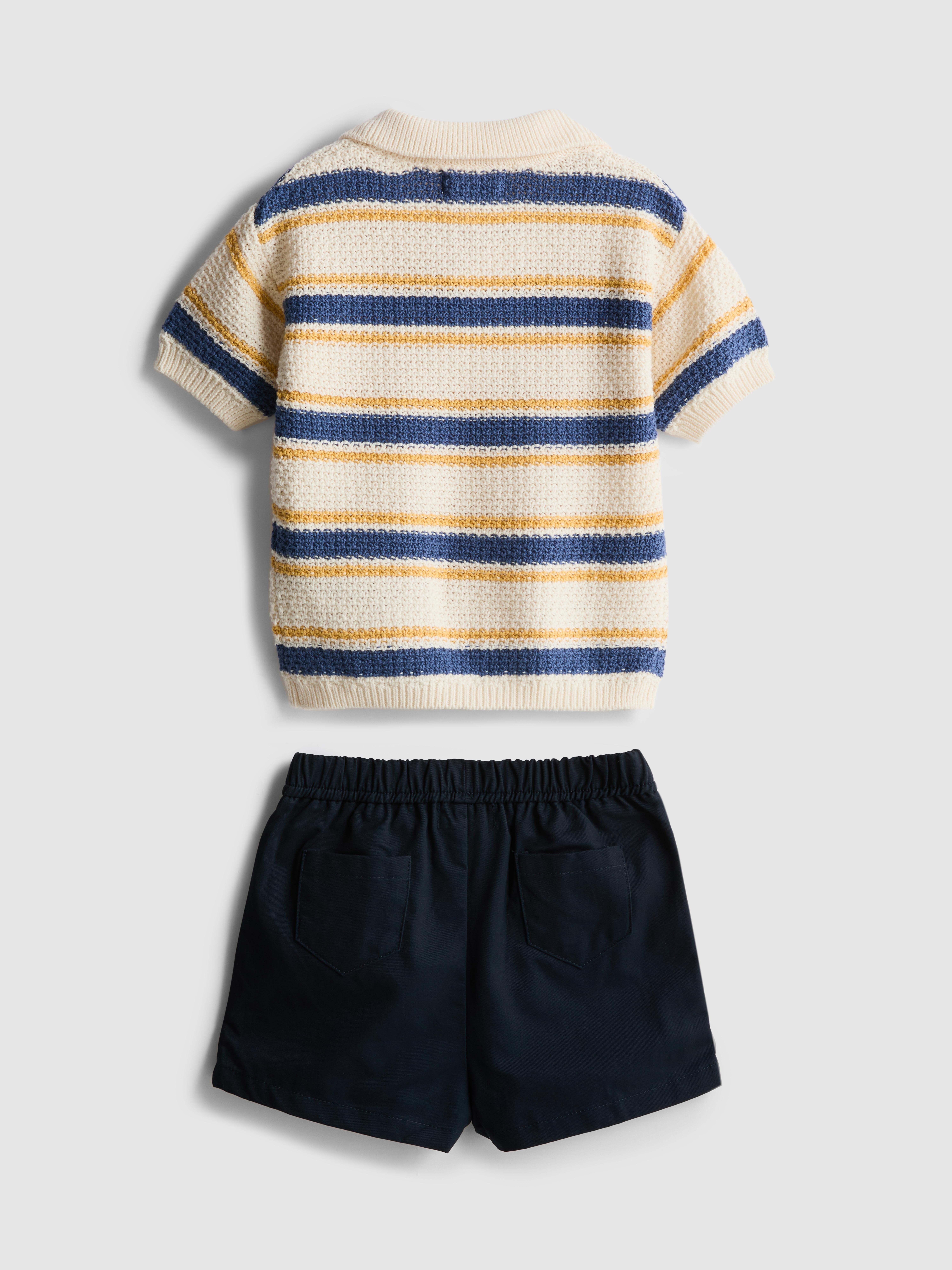 0-12mths | Knit Short Set