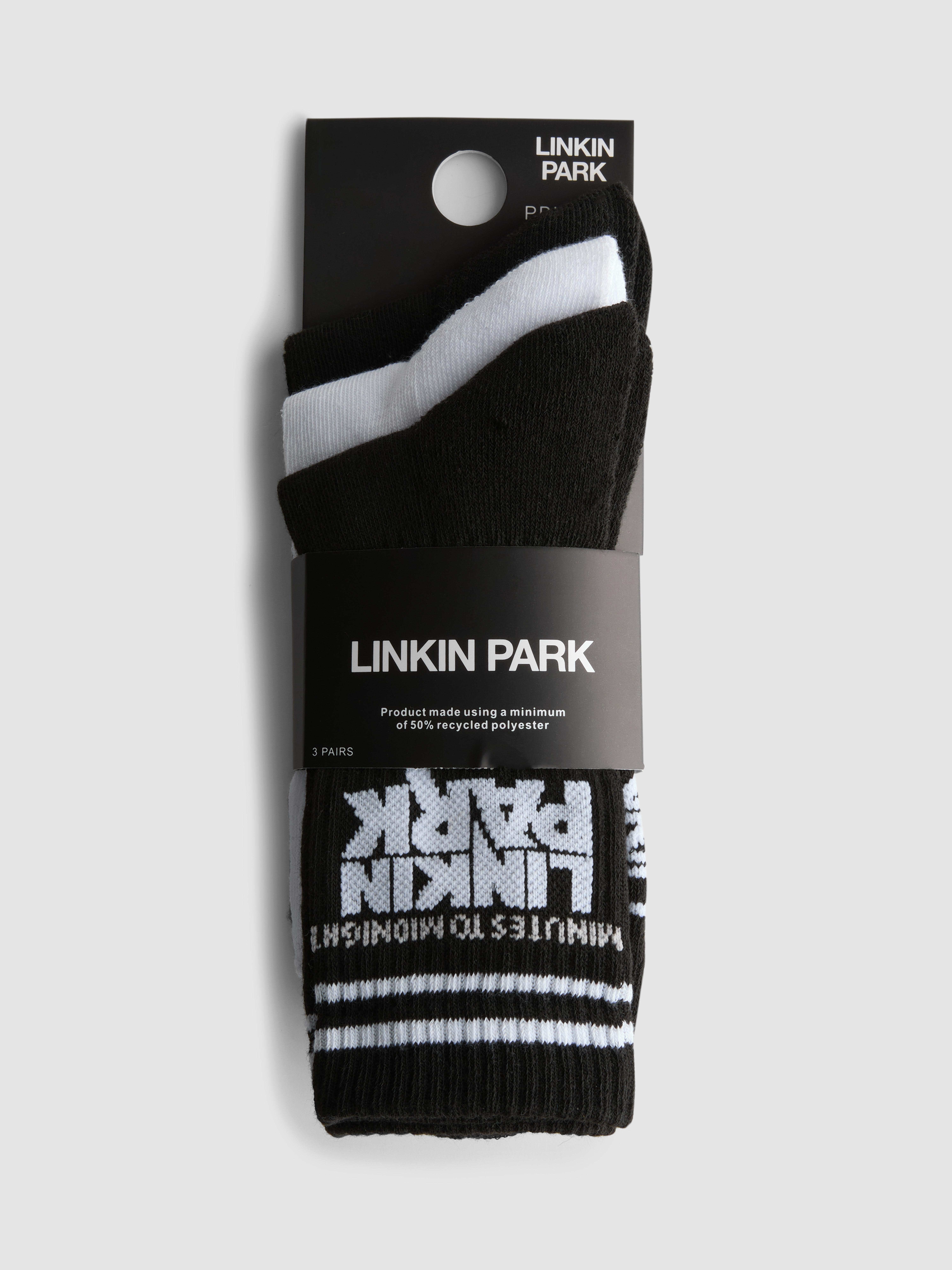 Confezione da 3 paia di calzini Linkin Park