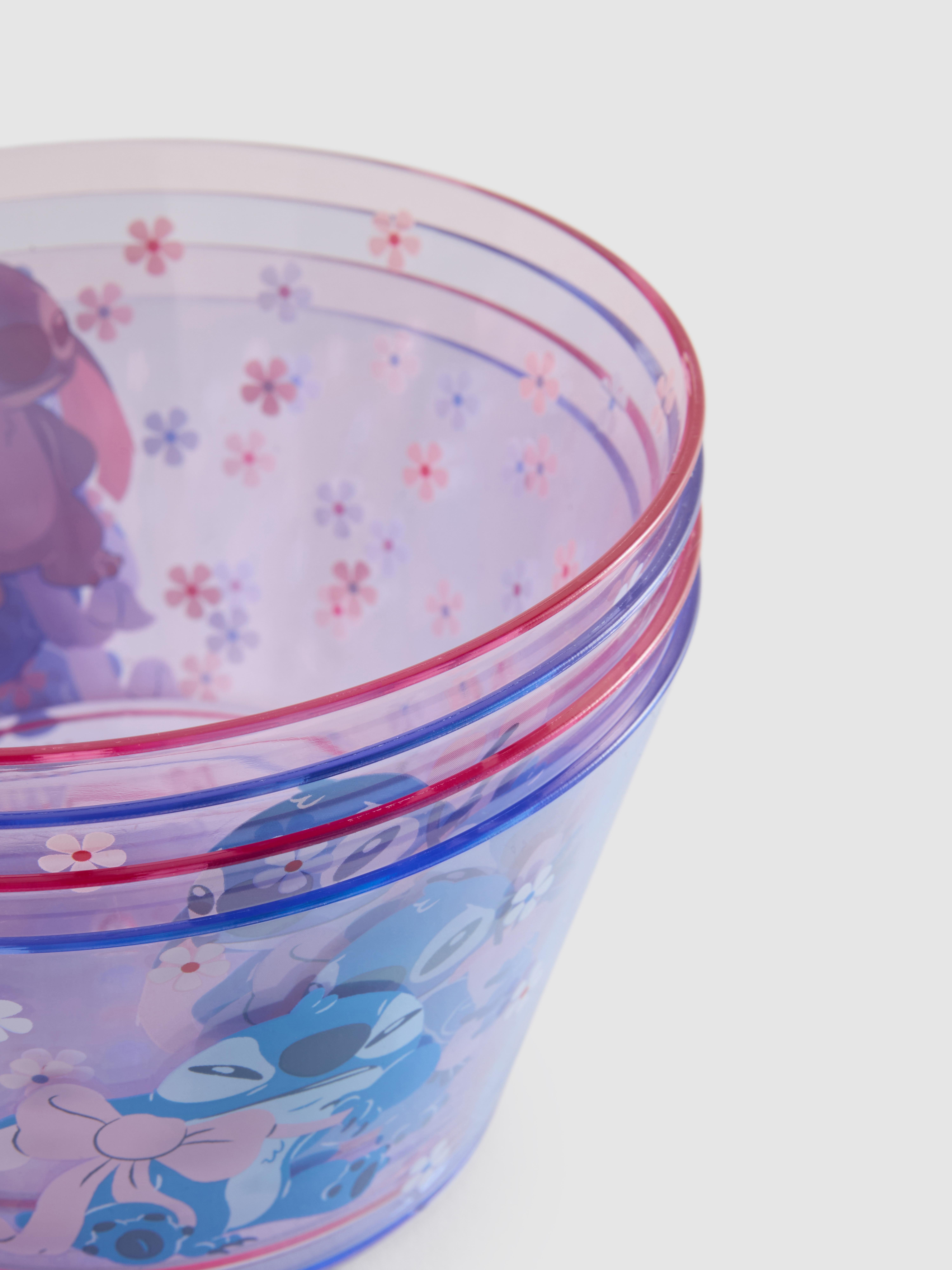 Plastic schaaltjes Disney's Stitch, set van 4
