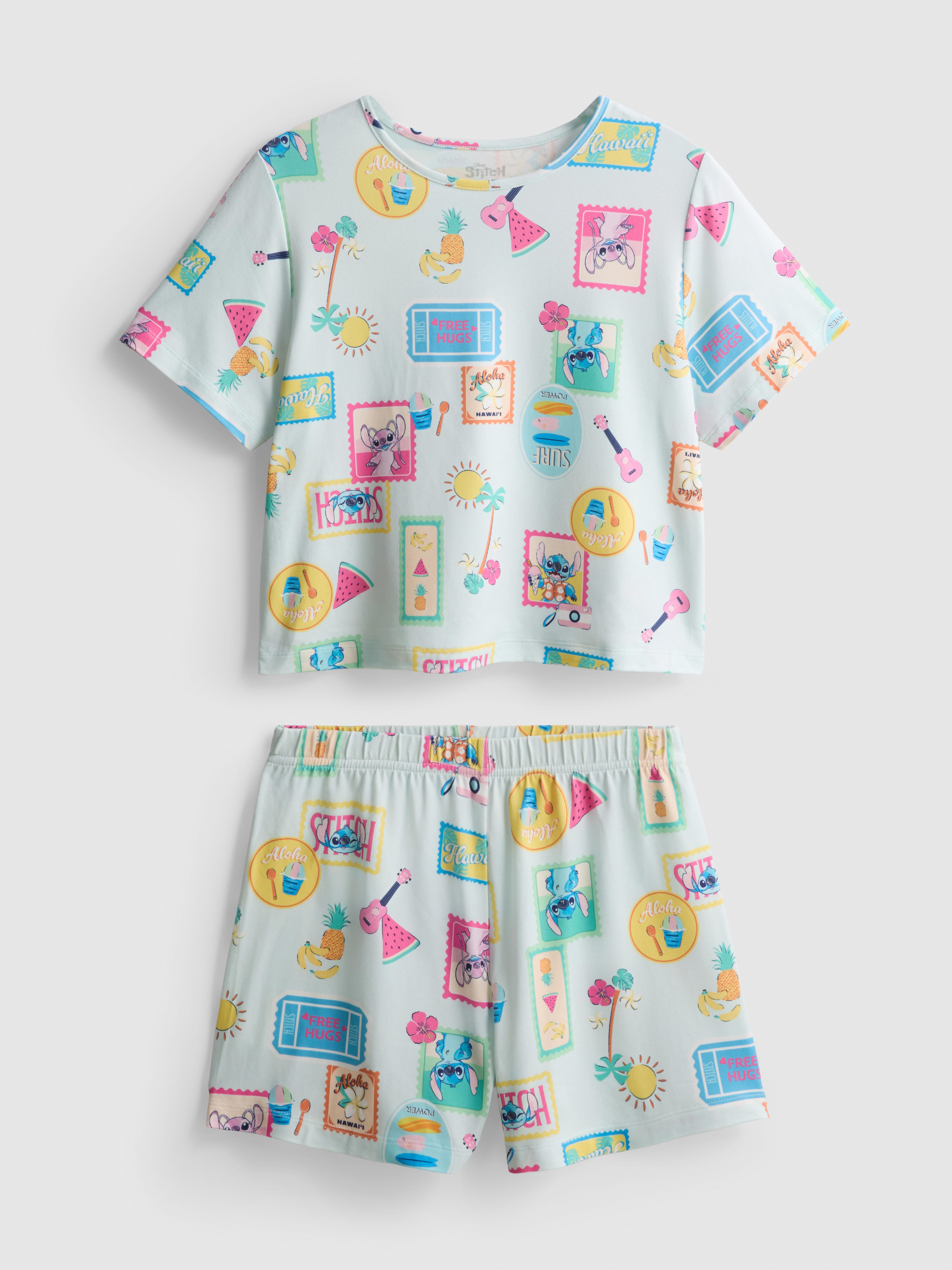 5–15 ans | Pyjama short droit Disney Lilo & Stitch