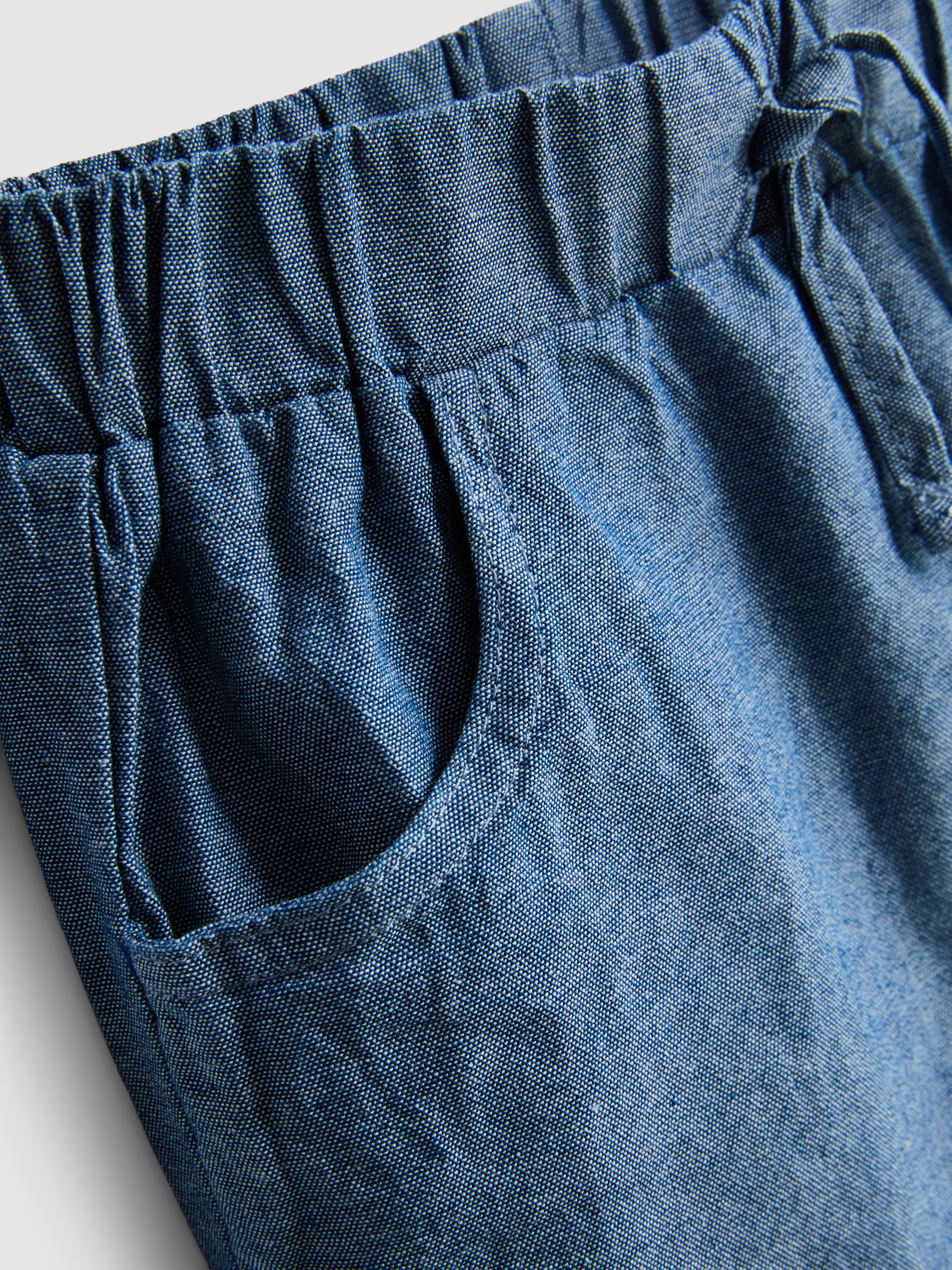 0–12 Monate | Gestreiftes Strickpoloshirt und Shorts im Set