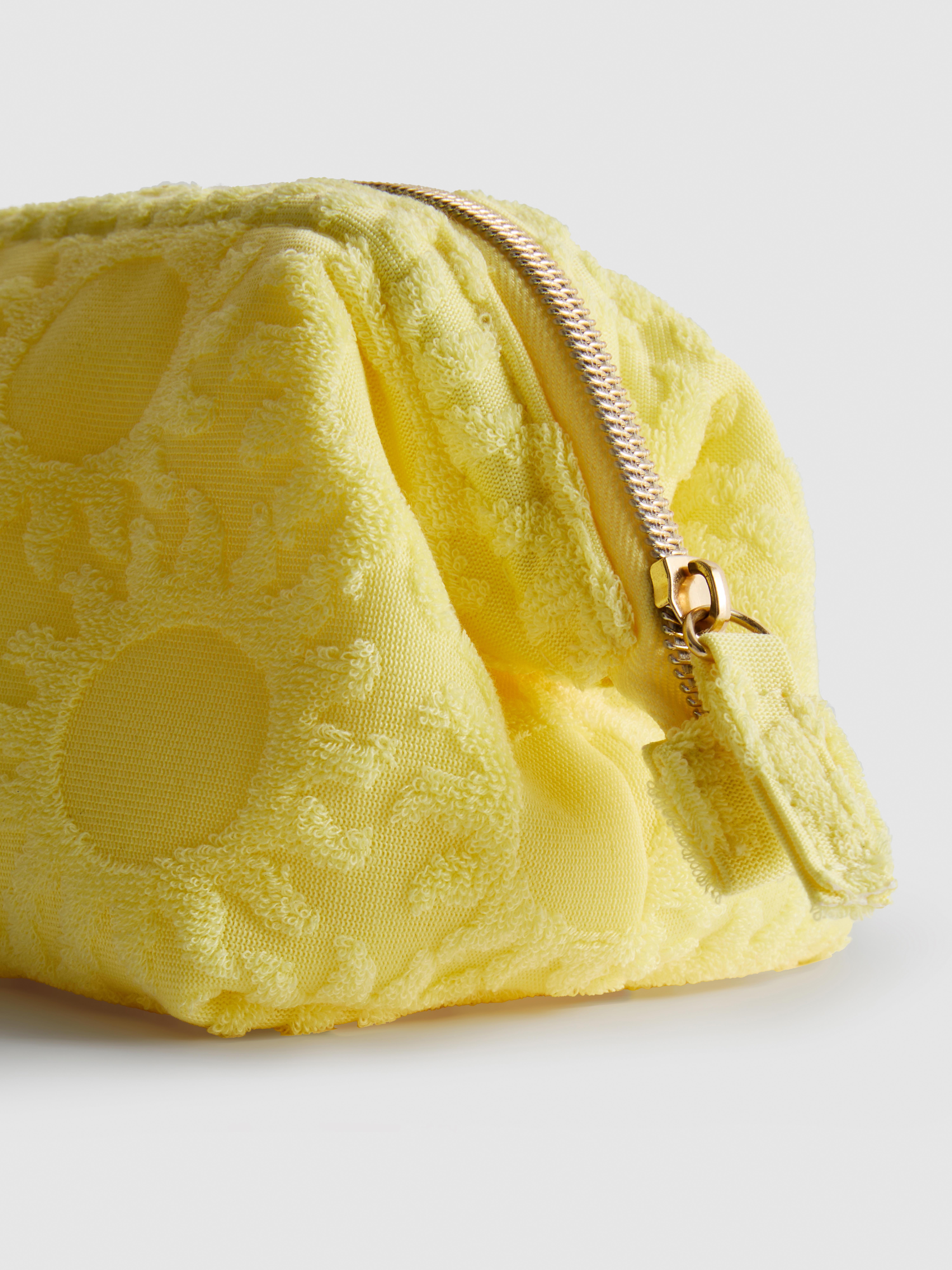 Mini-trousse de maquillage en tissu éponge à soleil