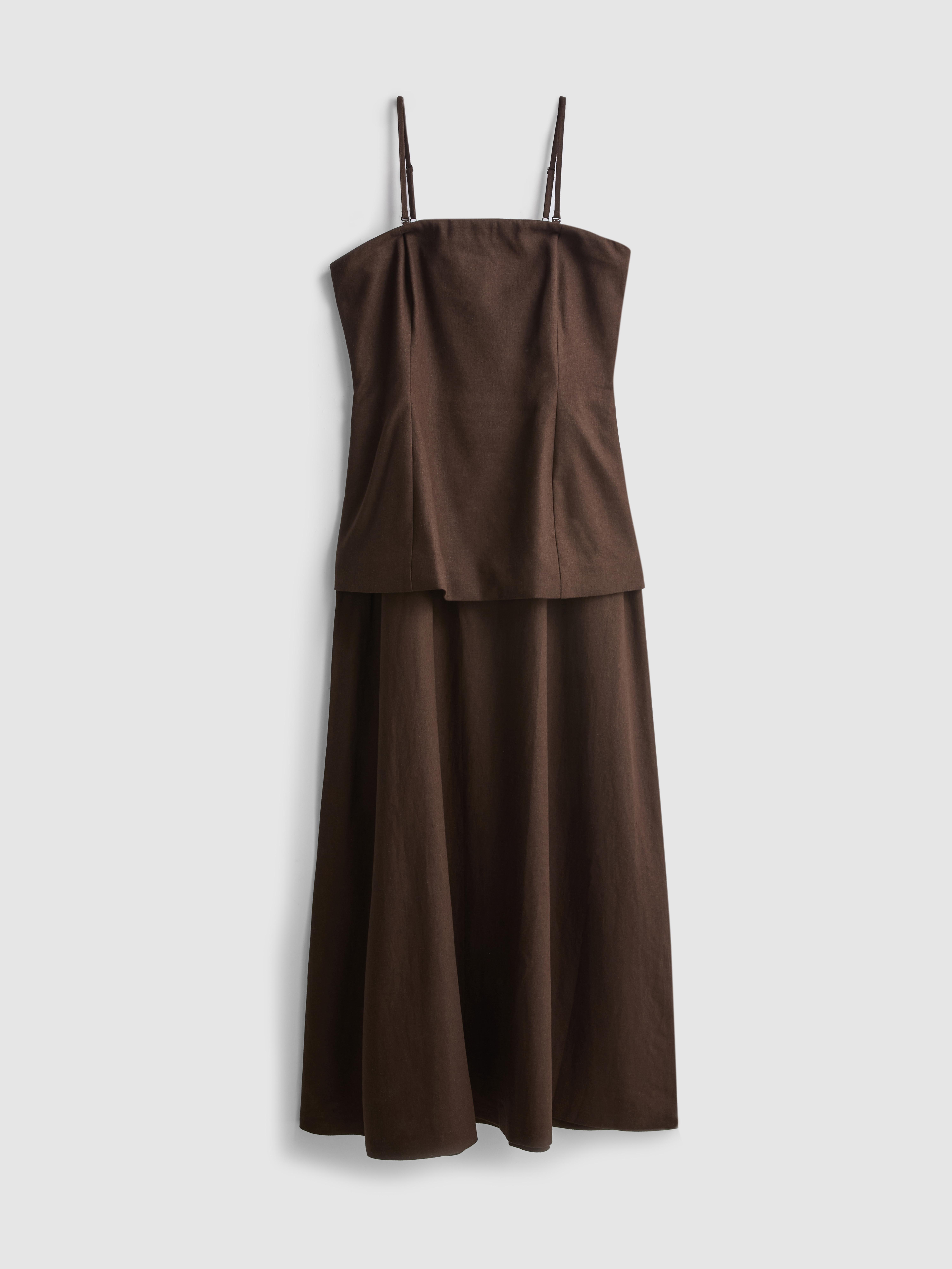 chinese dress ladies Umgee Linen Blend Tiered Midi Dress--Black – Lilly Abigails Boutique