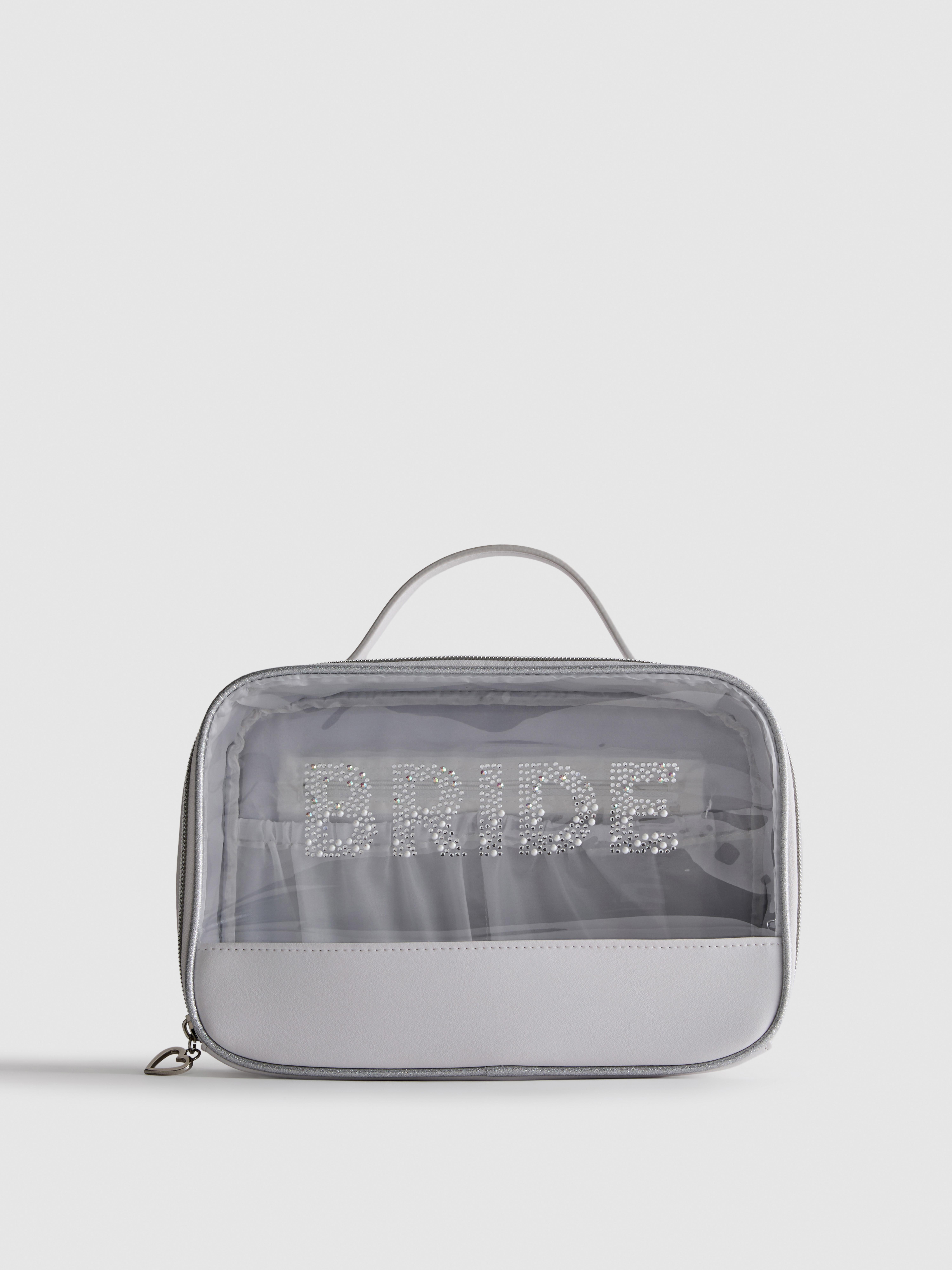 Nécessaire retangular brilhantes noiva