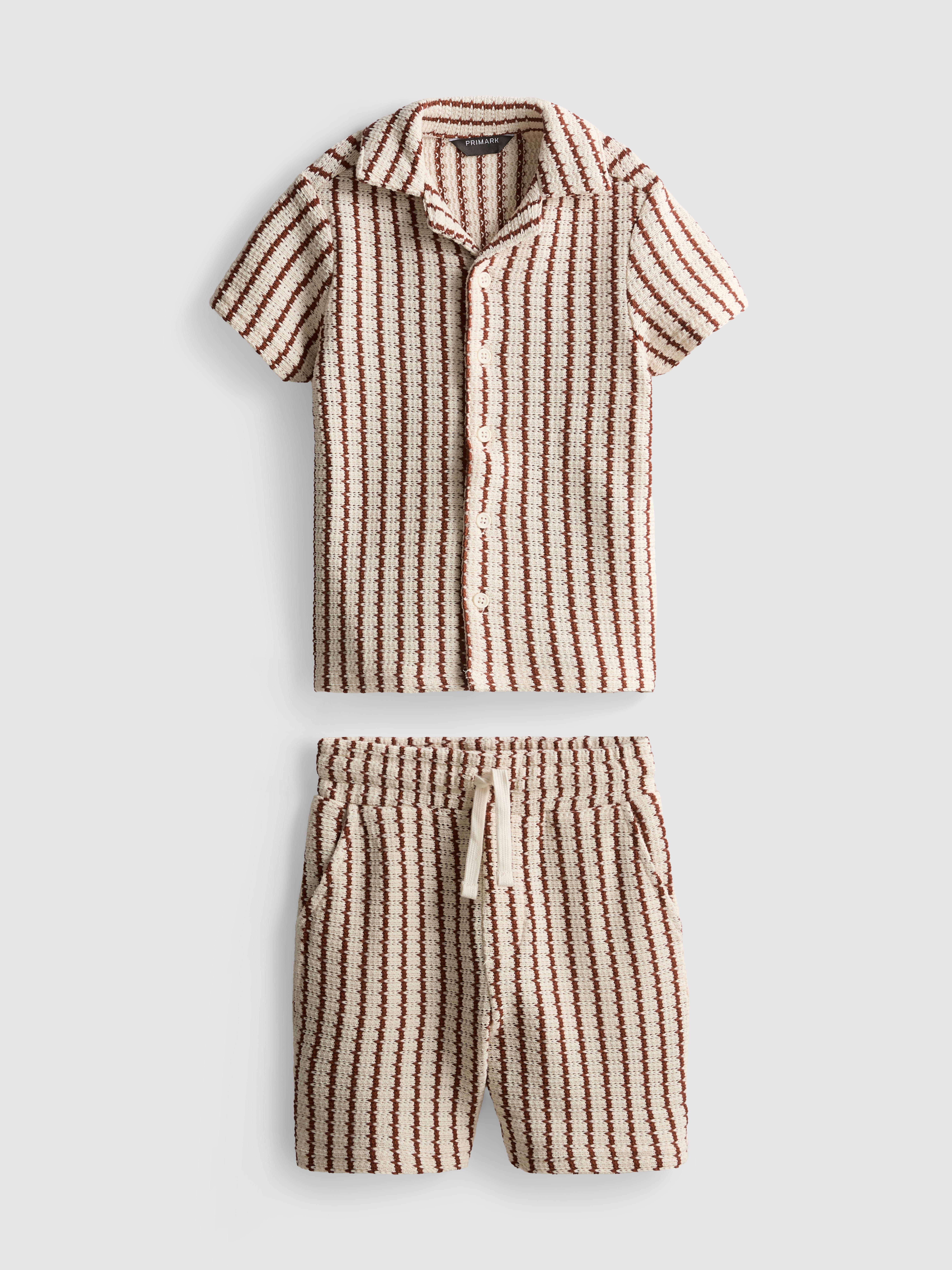 1,5-9 anni | Set camicia e pantaloncini a righe