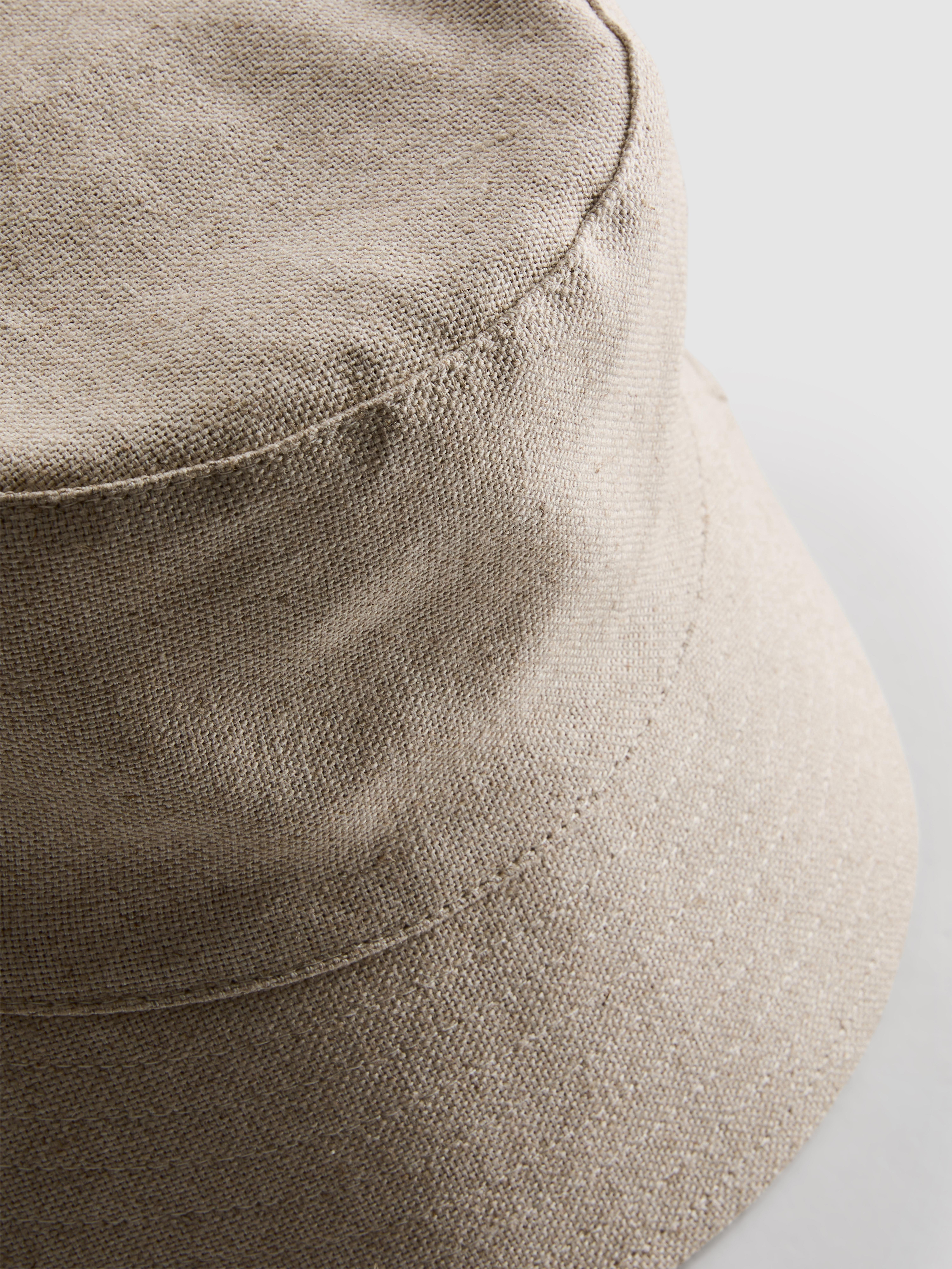 Kapelusz wędkarski z mieszanki lnu