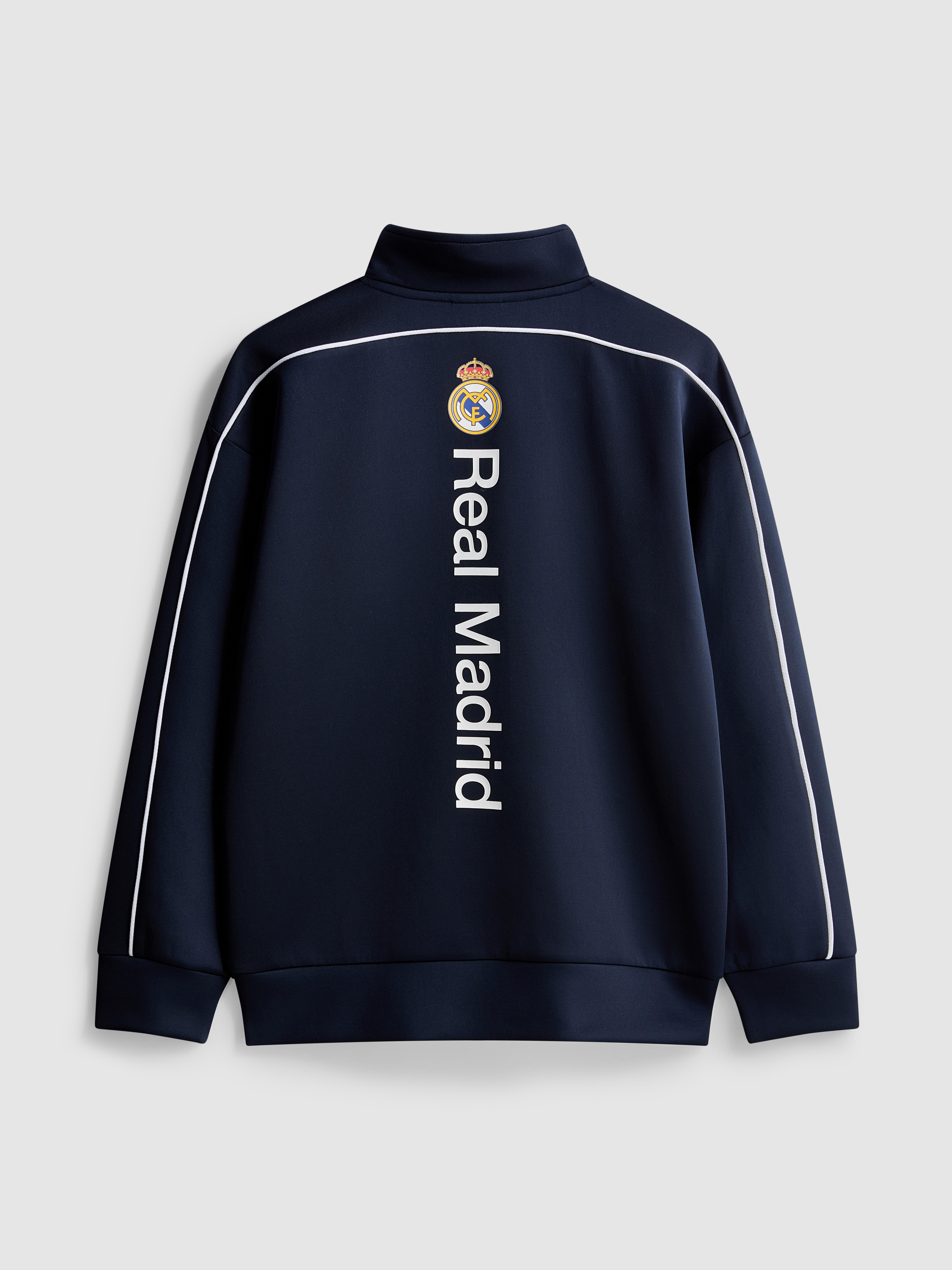 7–15 lat | Bluza z suwakiem do połowy Real Madrid CF