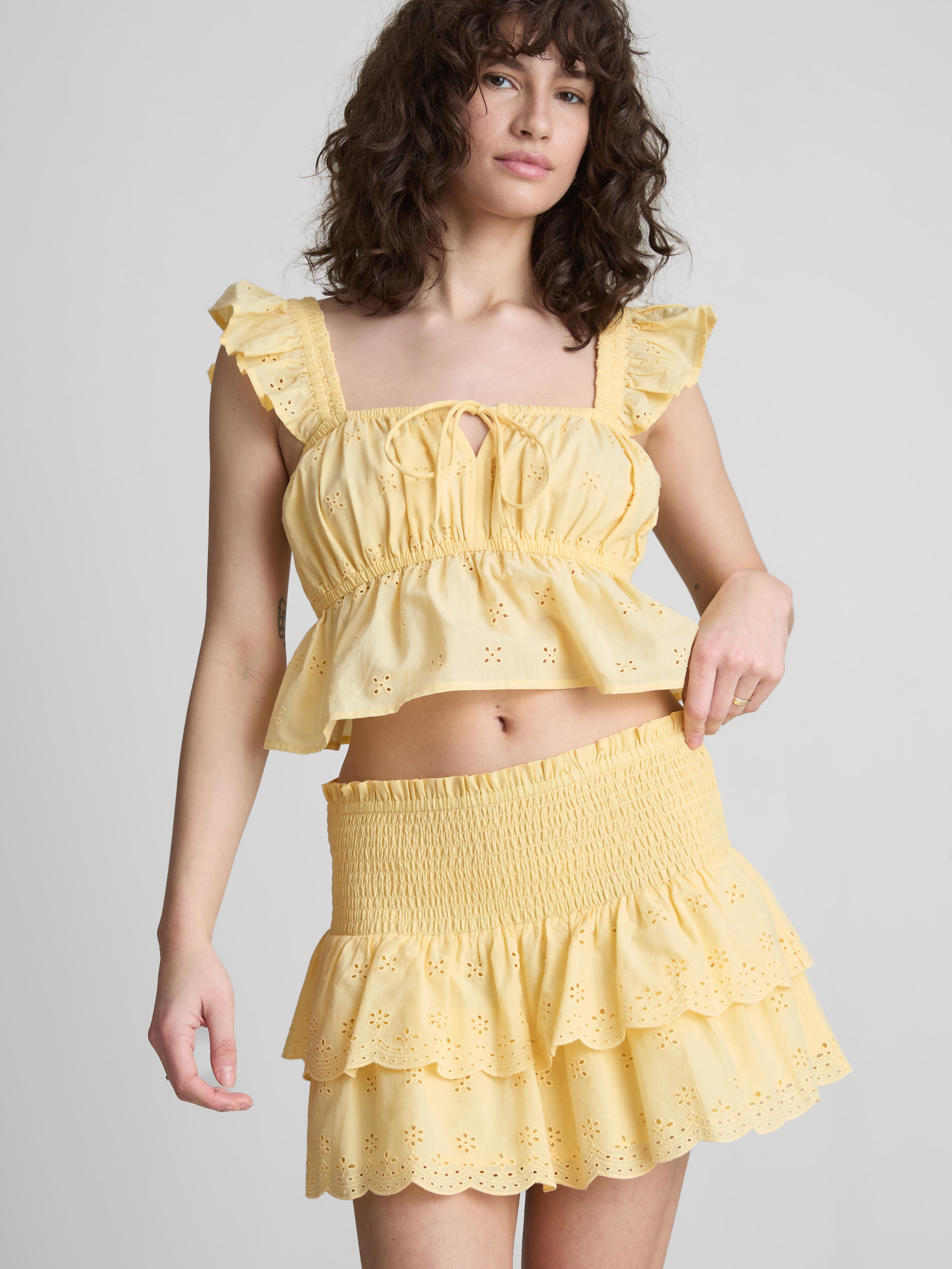 The Primark Scene | Cotton Ruffle Mini Skirt