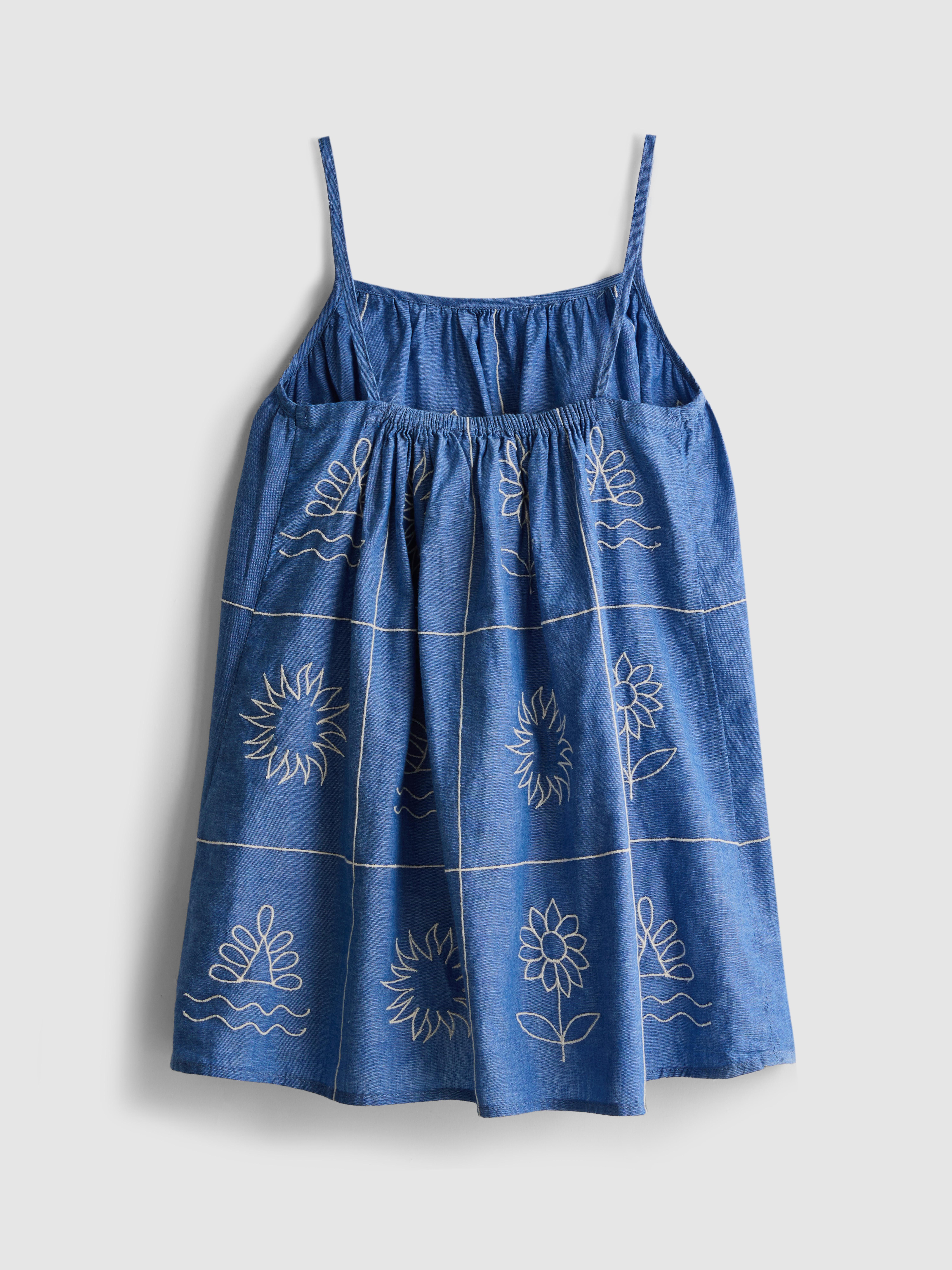 retrofete lark embroidered dress French Retro Ruffle Lace Embroidery Cami Dress【s0000003584】 –  SCULTURE（エスカルチャー）