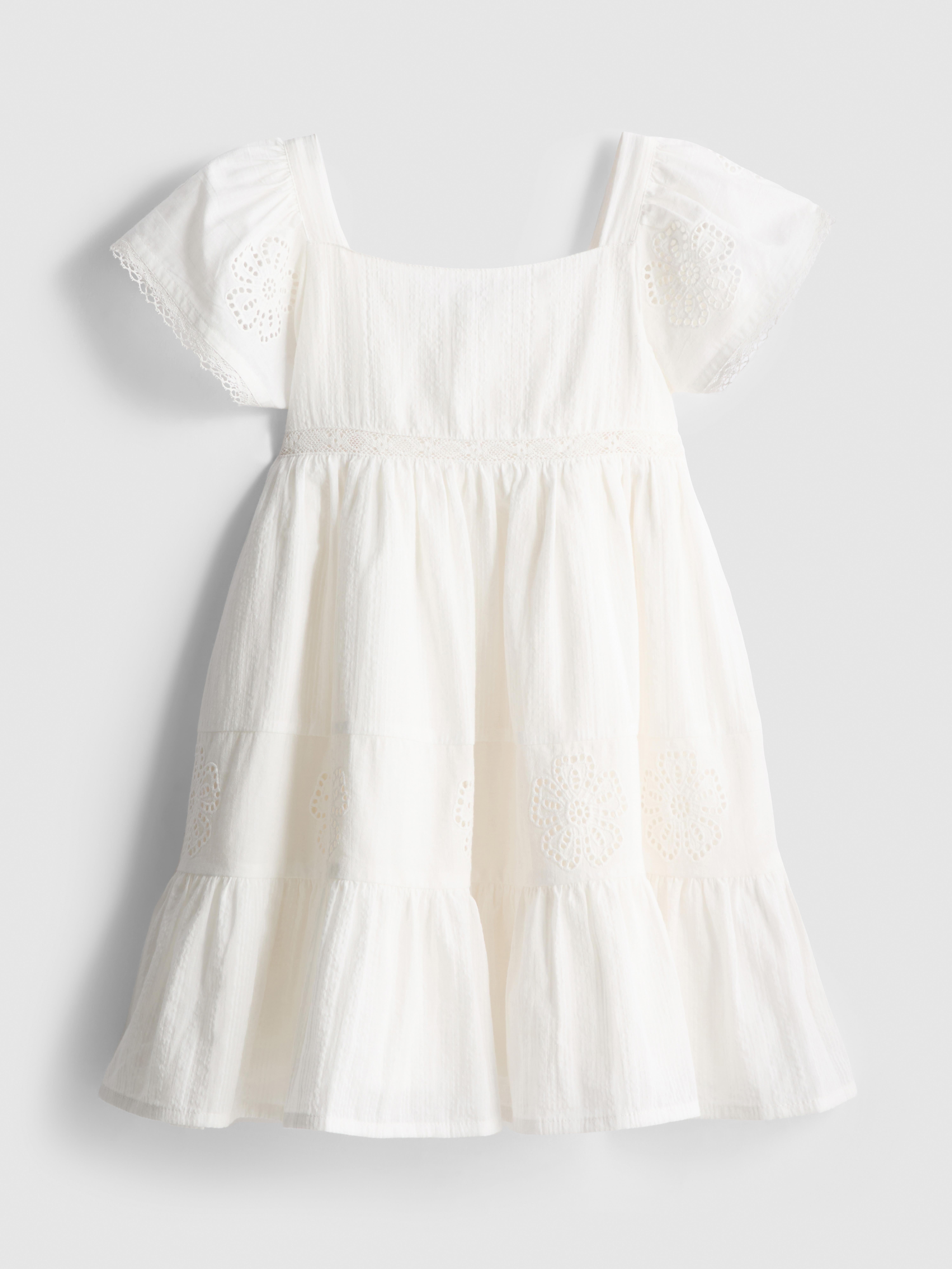1.5-9yrs | Tiered Eyelet Dress