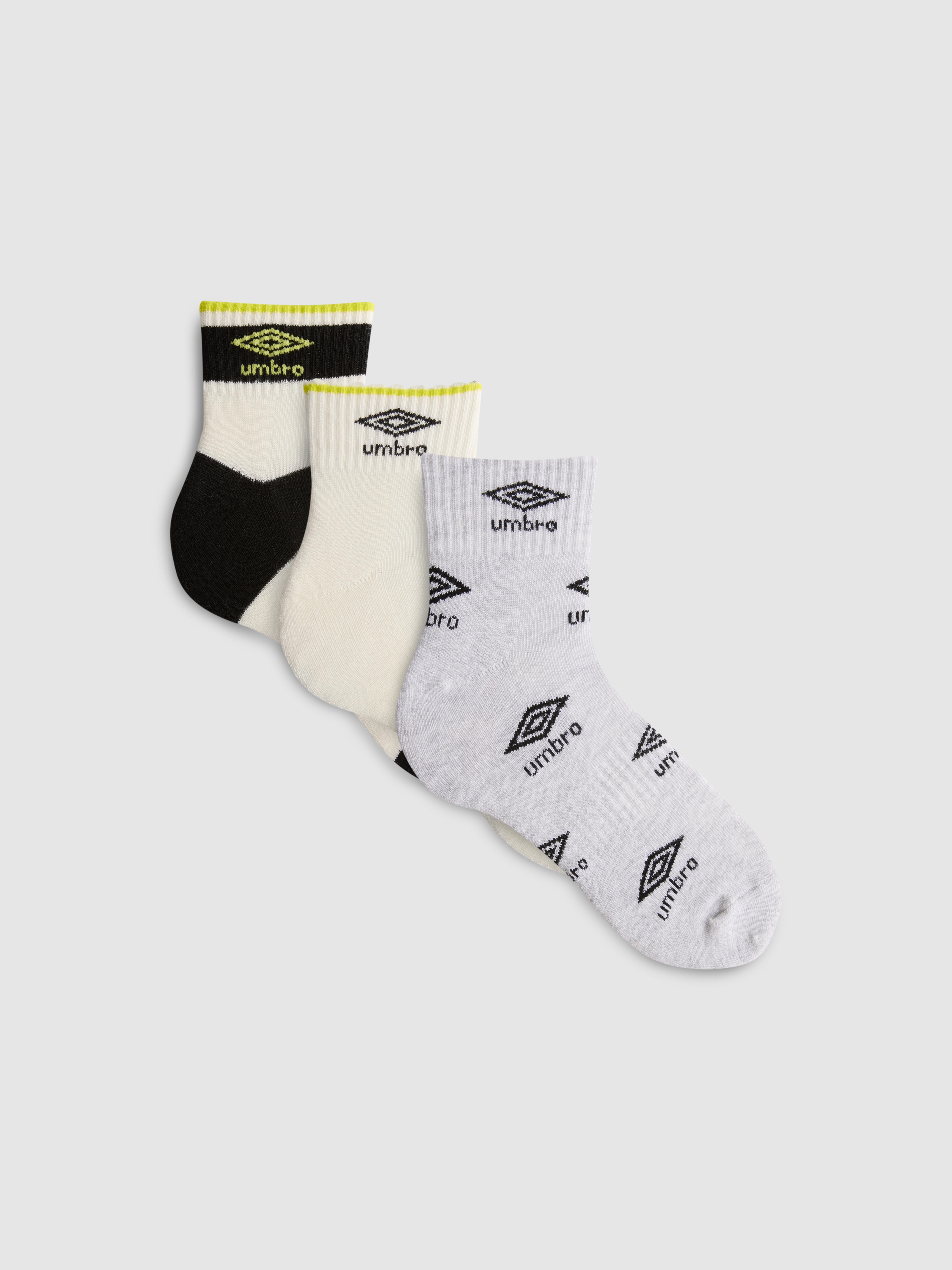 Korte sokken Umbro, 3 paar