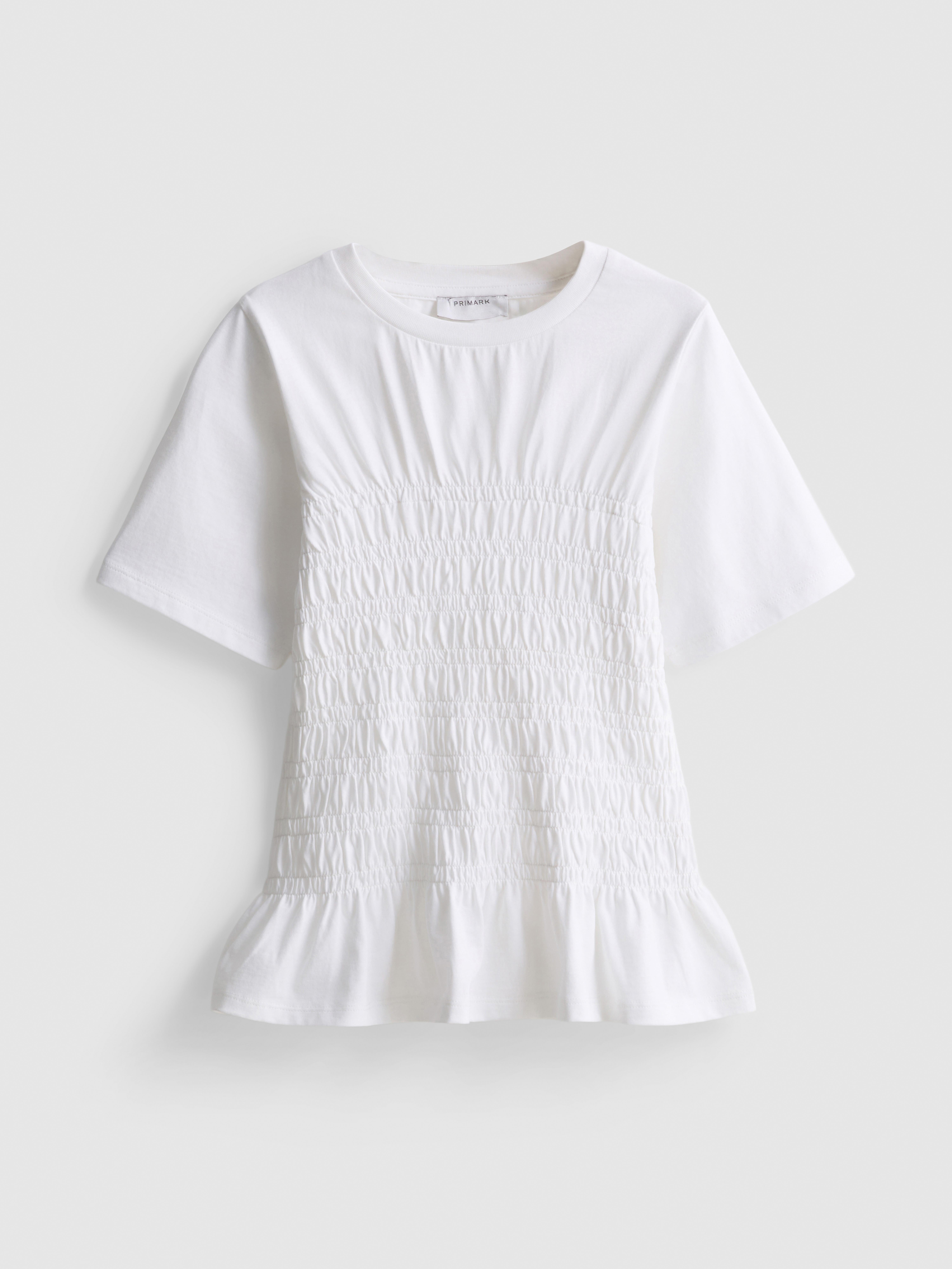 7-15yrs | Shirred Peplum T-Shirt