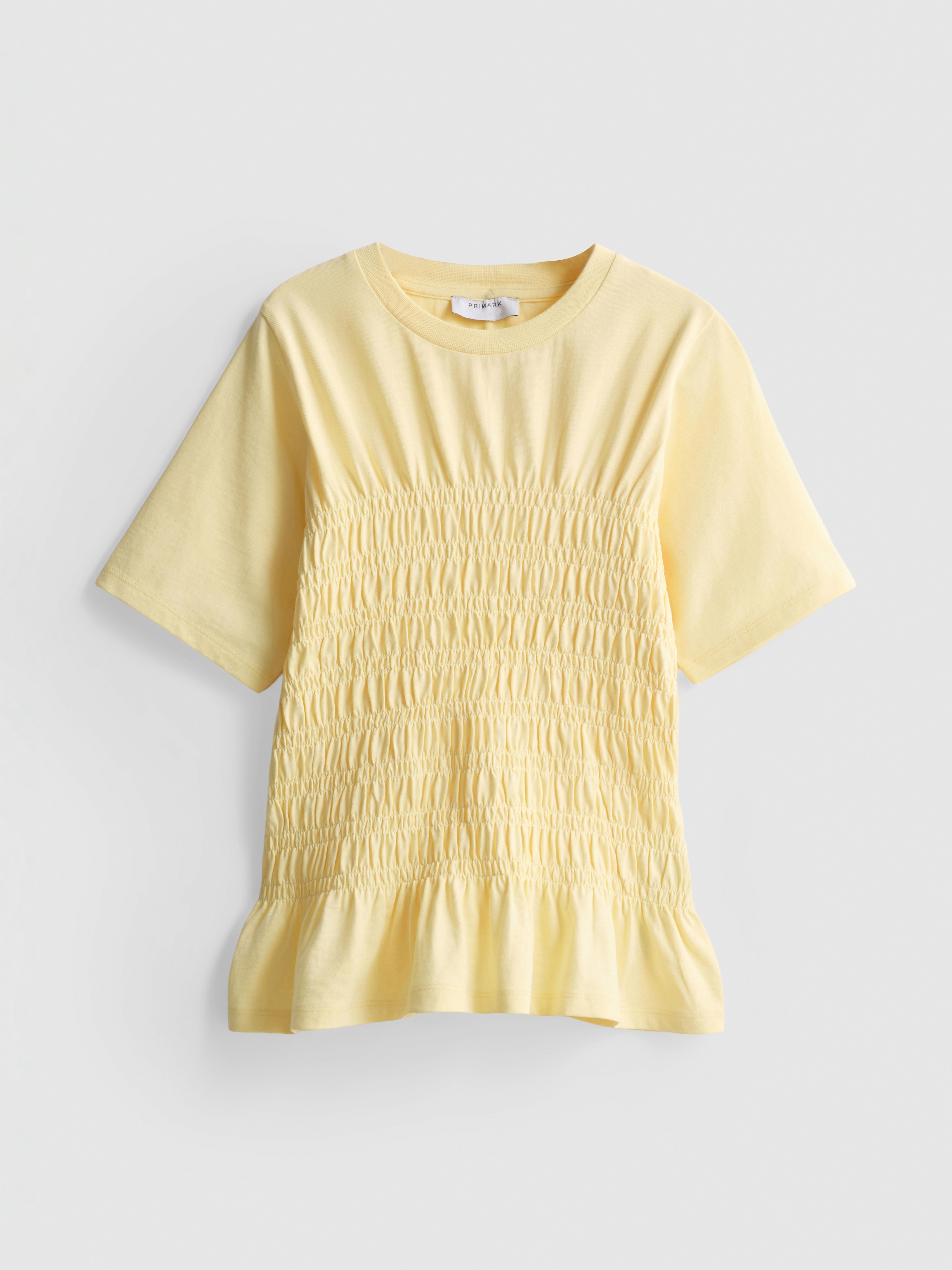 7-15yrs | Shirred Peplum T-Shirt