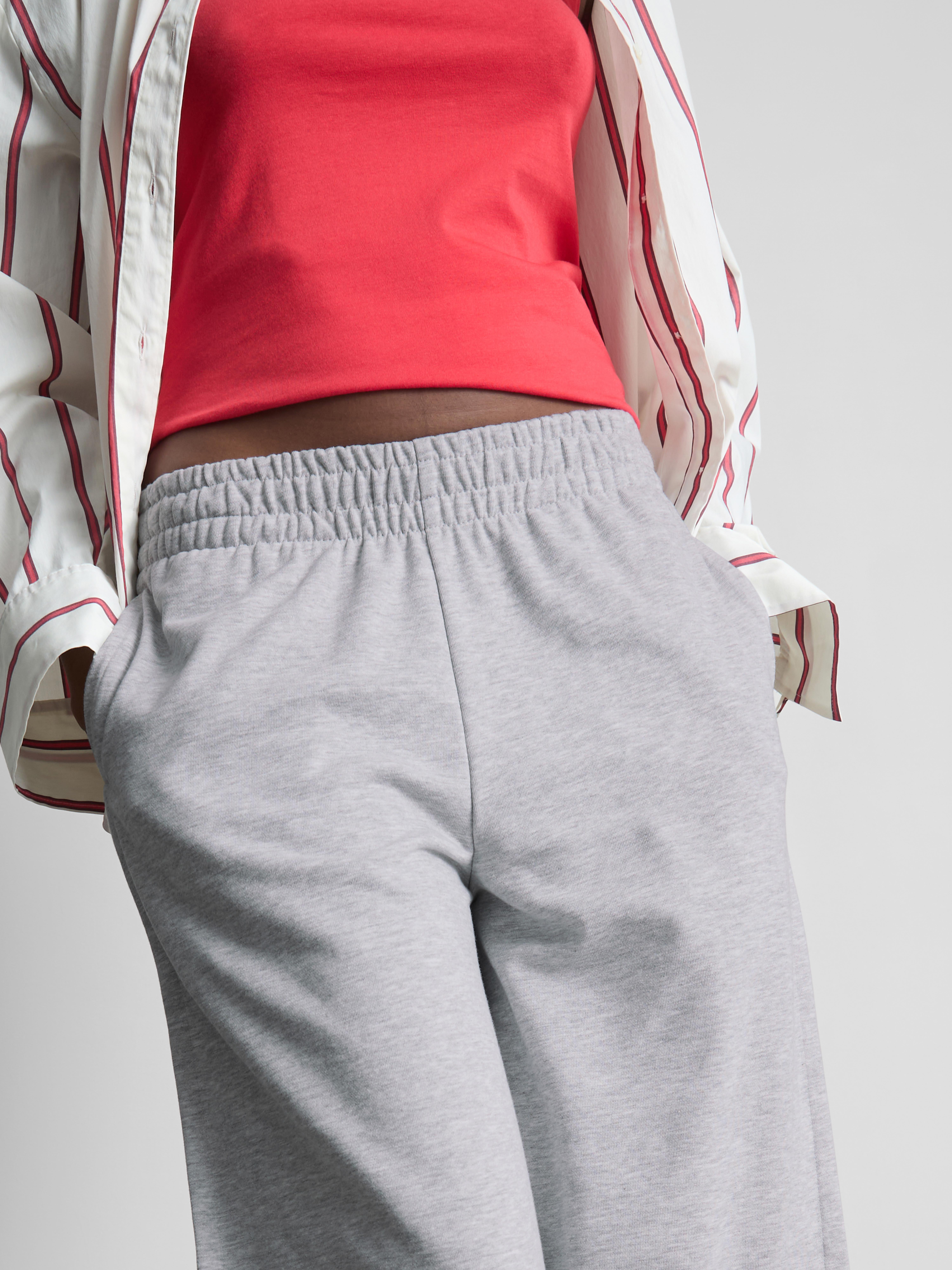 Cotton Rich Wide Leg Pleated Joggers