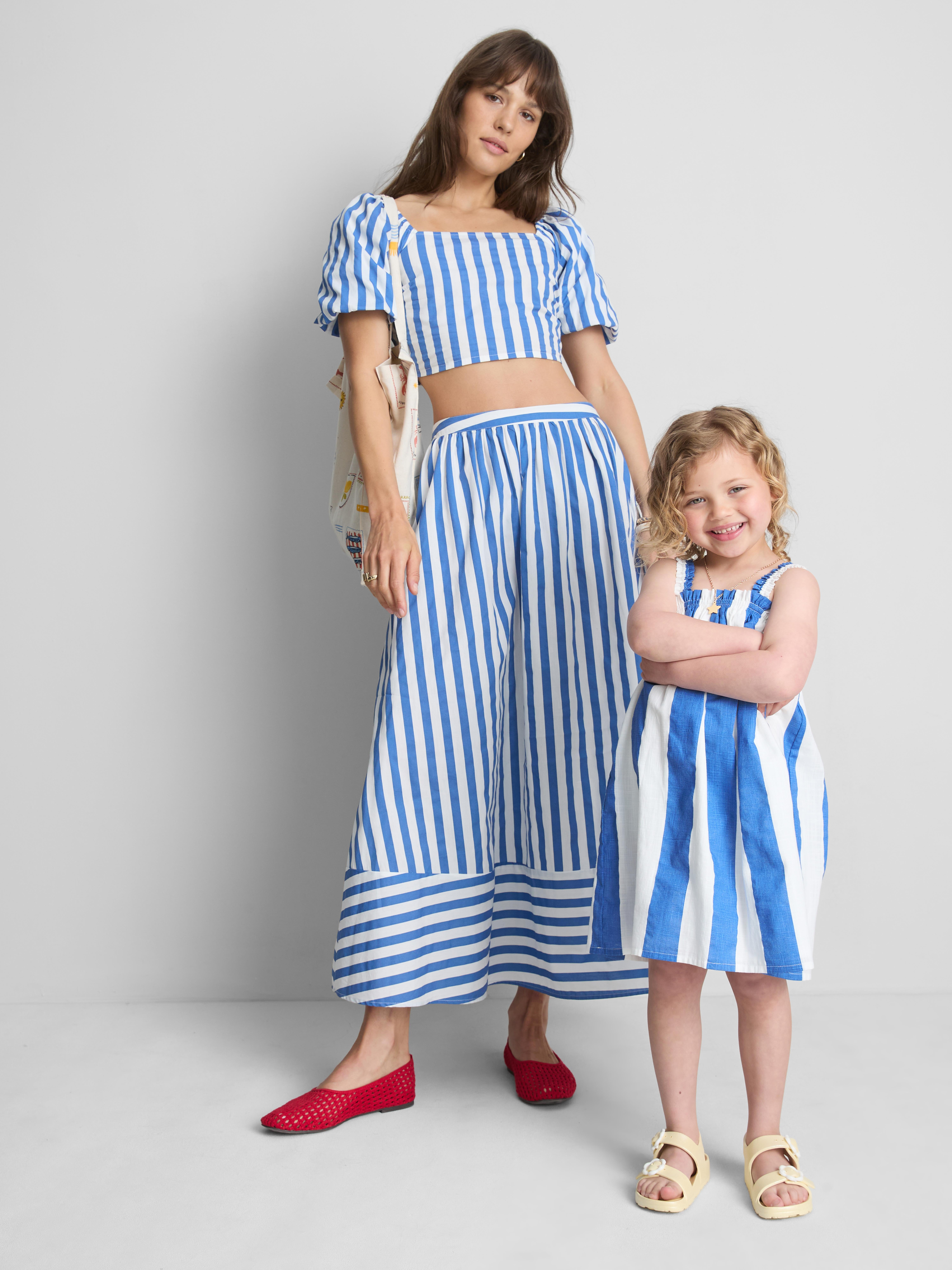 primark blue and white striped dress PRIMARK main image 0